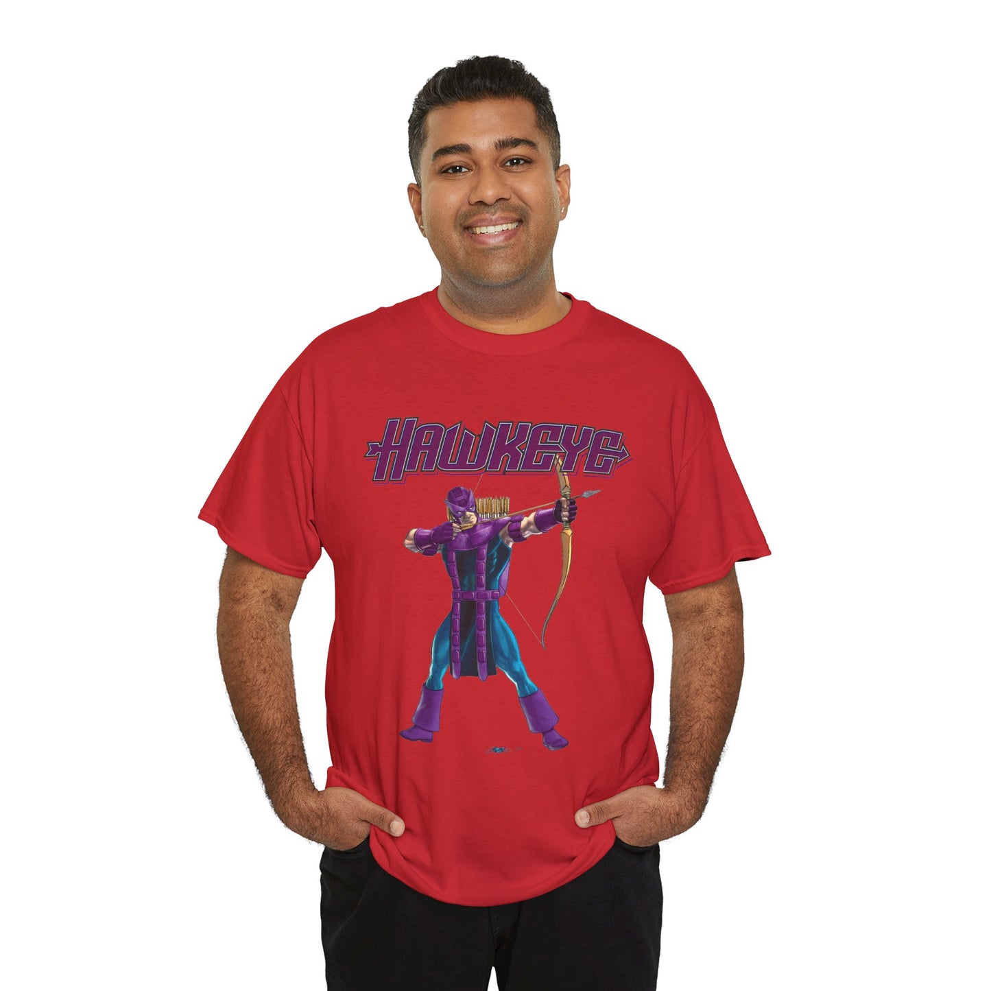 Hawkeye T-Shirt - George Perez Art - Avengers Member/Leader - Clint Barton - Popular Marvel Comics Character
