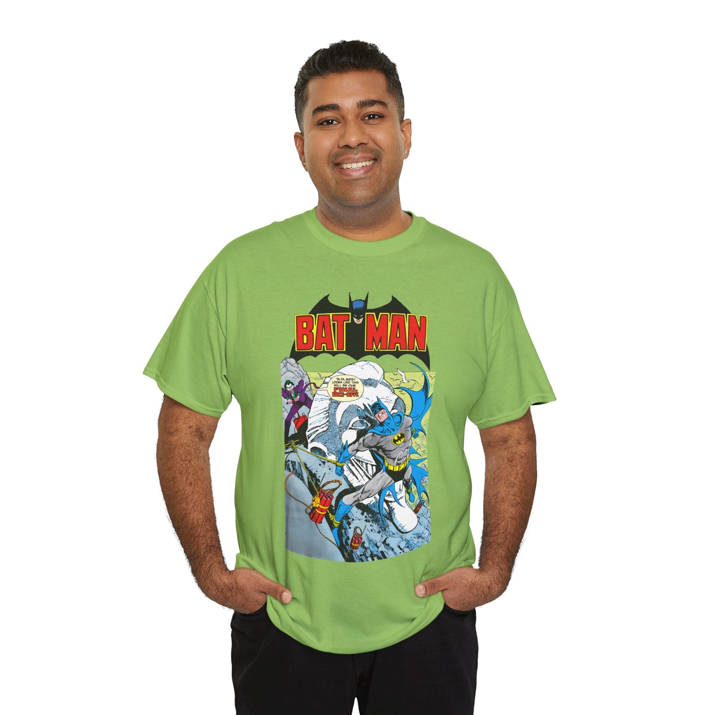 Batman T-Shirt - José Luis García-López Art - Joker - #353 Cover Art - Batman Strapped to Mount Rushmore - Amazing Bronze Age Art
