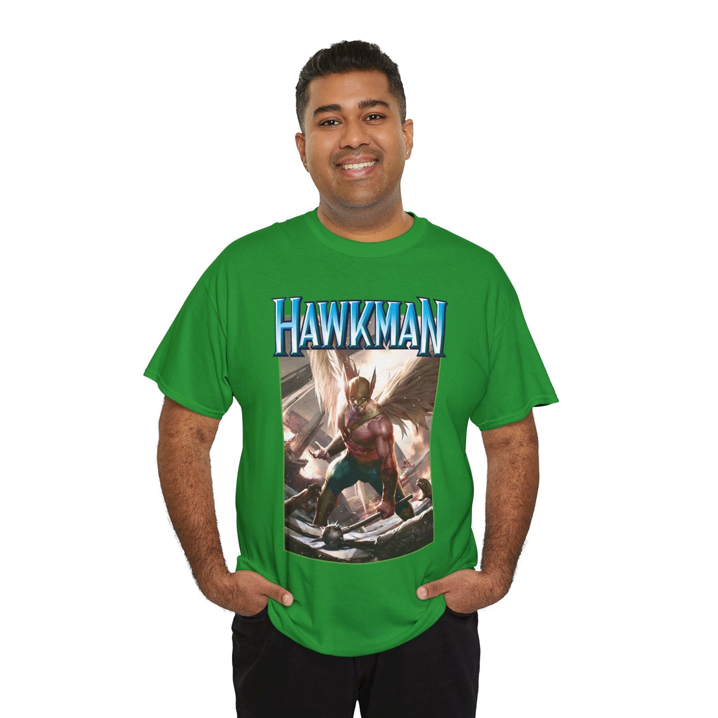 Hawkman T-Shirt - Lee Inhyuk Art - Carter Hall - JLA Member - Nth Metal - Thanagar - DC Comics
