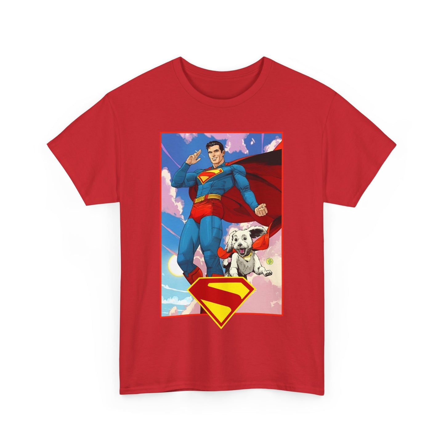 Superman & Krypto T-Shirt - DC Comics - New James Gunn Movie 2025 - Dan Mora Art - Man of Steel