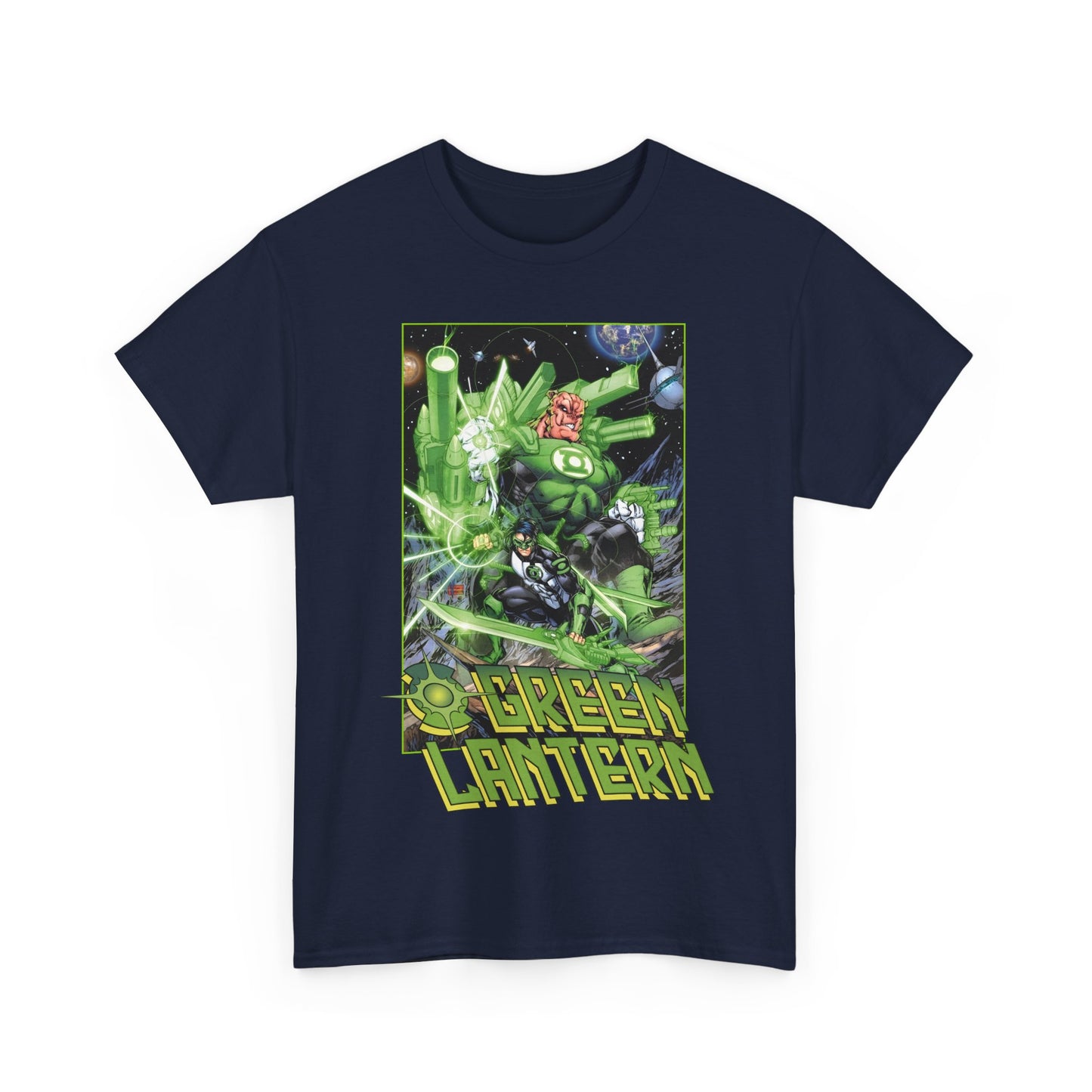 Green Lantern T-Shirt - Kyle Rayner & Kilowog - DC Comics - Green Lantern Corps