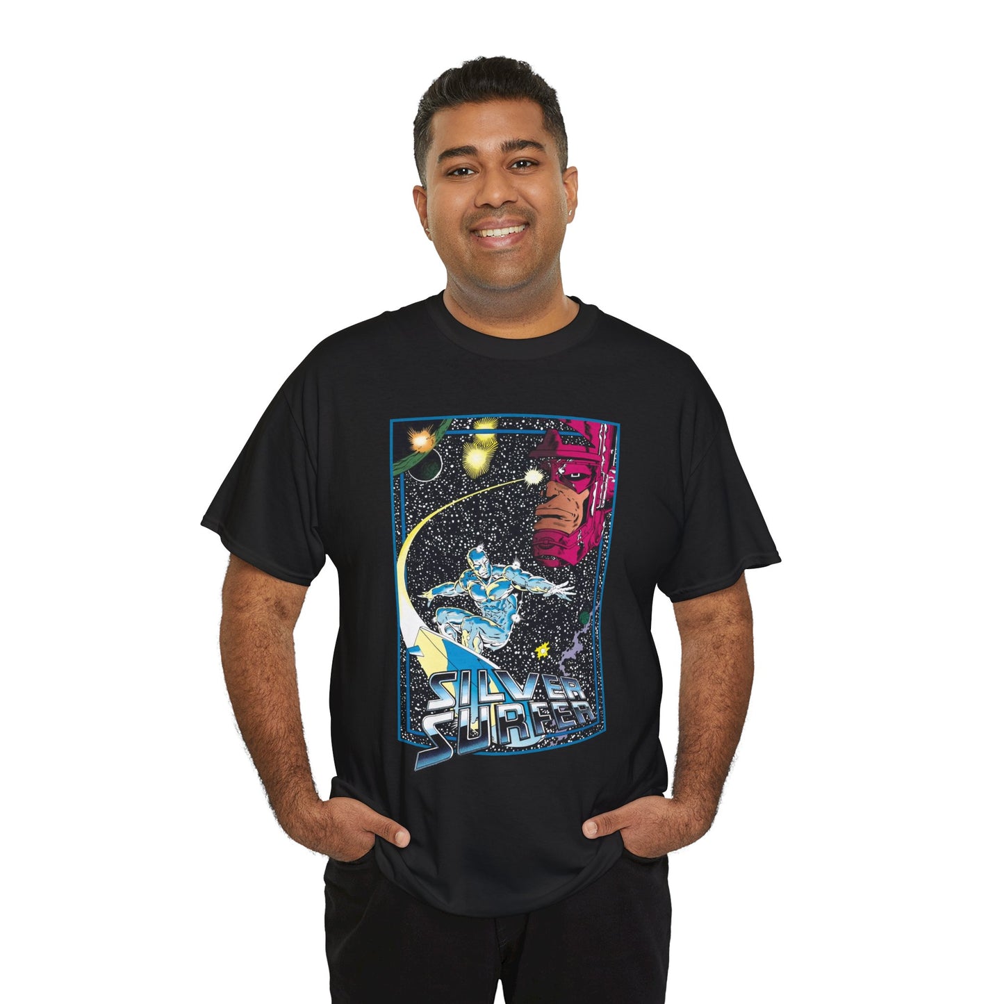 Silver Surfer T-Shirt - Ron Lim Art - Herald of Galactus - Norrin Radd - Popular Marvel Comics Character