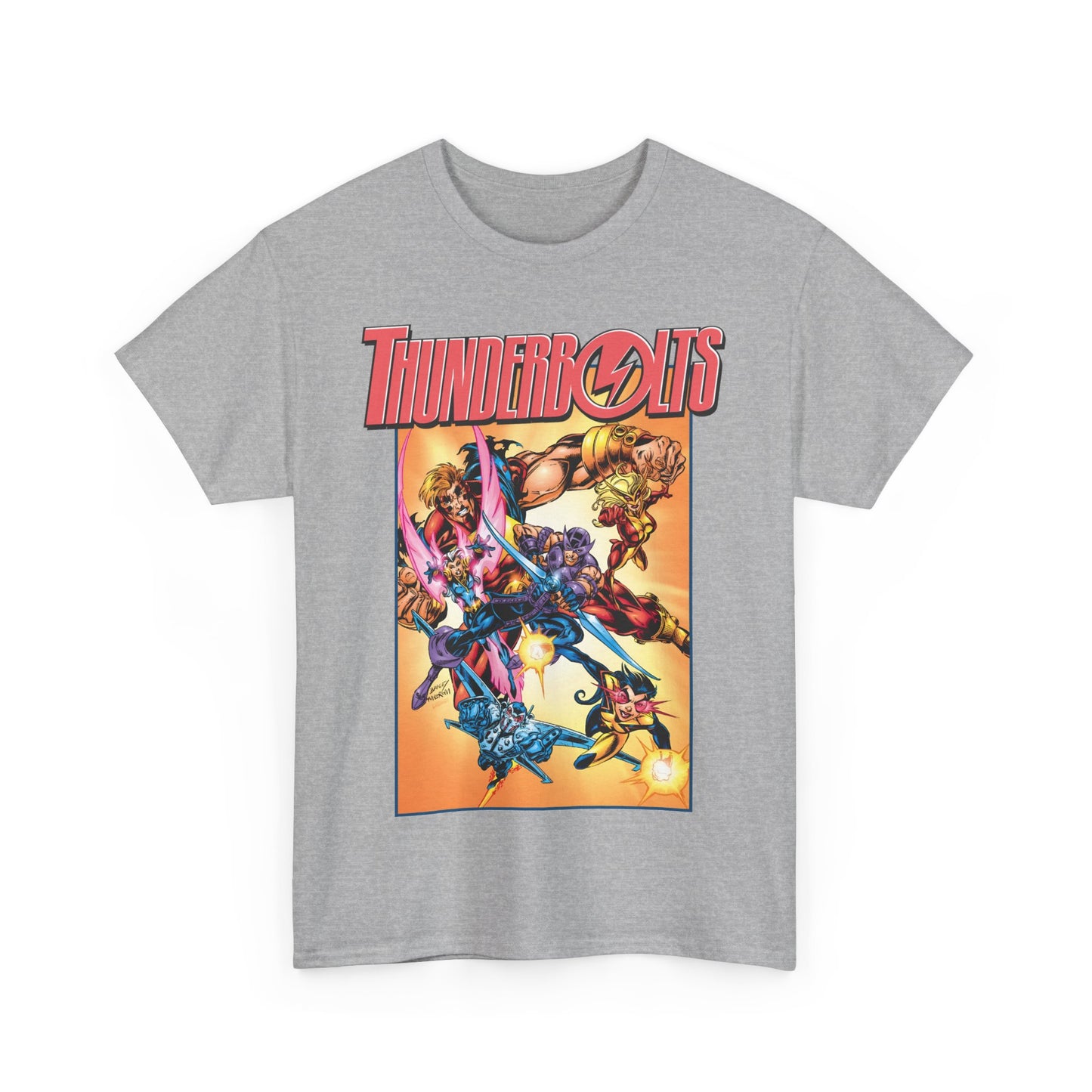 Thunderbolts T-Shirt - Mark Bagley Art - Hawkeye, Songbird - Marvel Comics - Avengers Connection