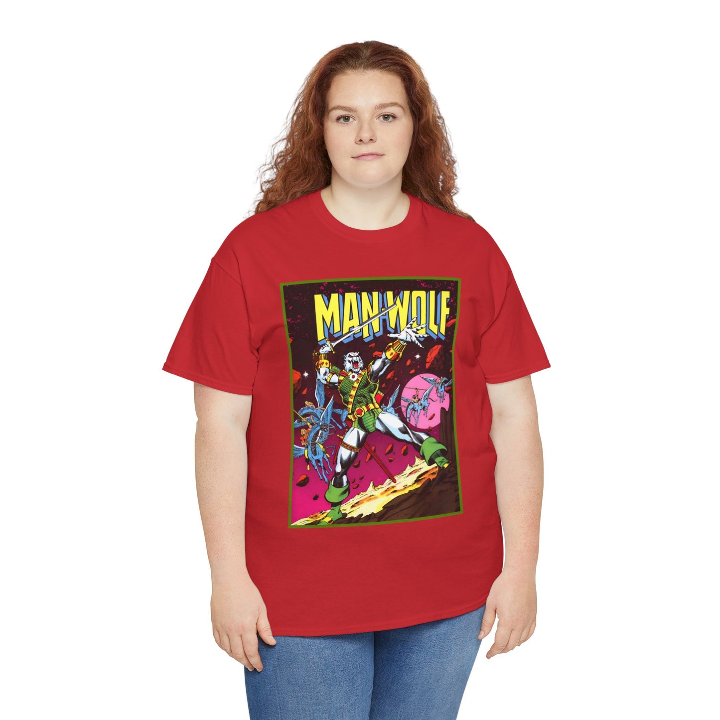 Man-Wolf T-Shirt - George Perez Art - Colonel John Jameson - Marvel Premiere #45 Cover Art - Marvel Comics