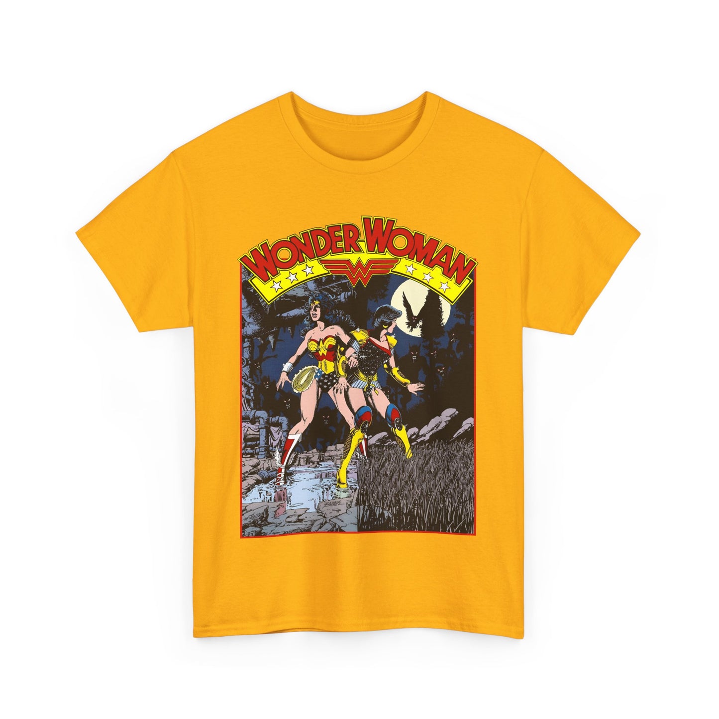 Wonder Woman & Troia T-Shirt - George Perez Art - Wonder Girl, Donna Troy - Themyscira, Paradise Island - DC Comics