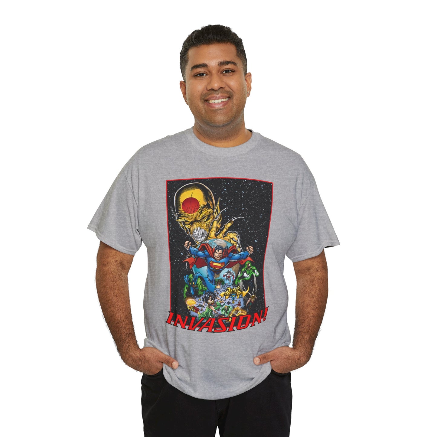 Invasion T-Shirt - Bart Sears Art - DC Comics