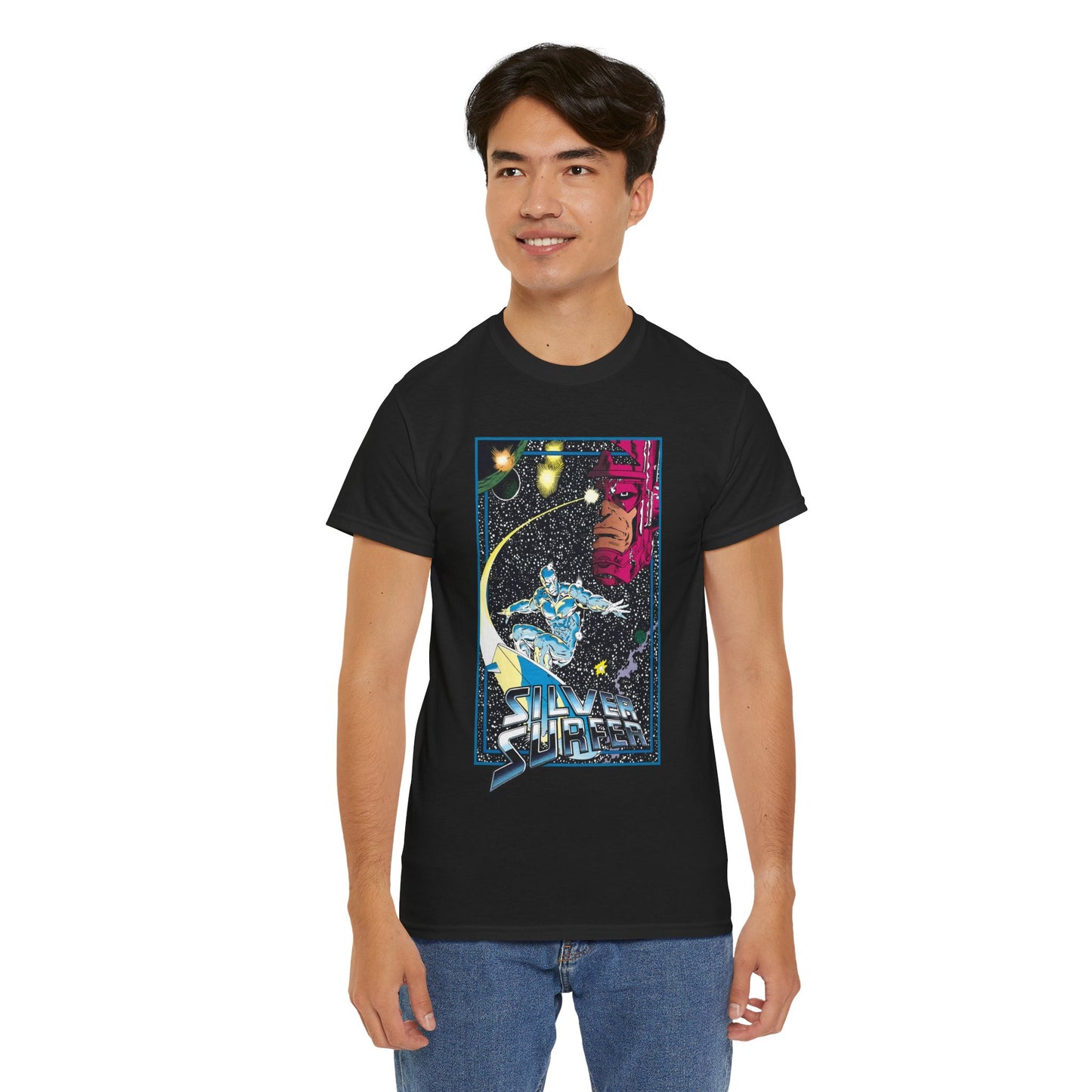 Silver Surfer T-Shirt - Ron Lim Art - Herald of Galactus - Norrin Radd - Popular Marvel Comics Character