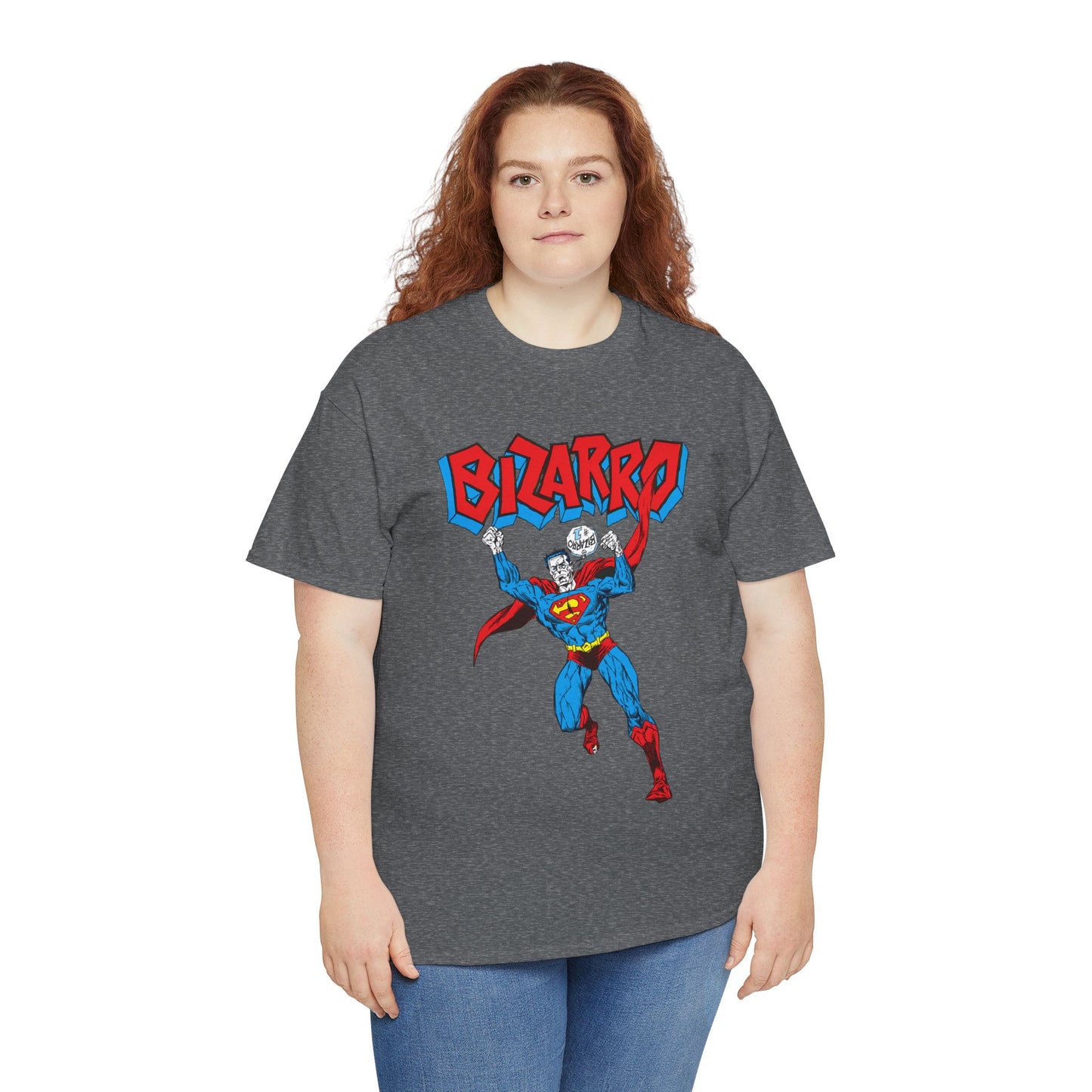 Bizarro T-Shirt - Superman Villain - DC Comics - Bizarro World - Who's Who Art - Silver Age Favourite