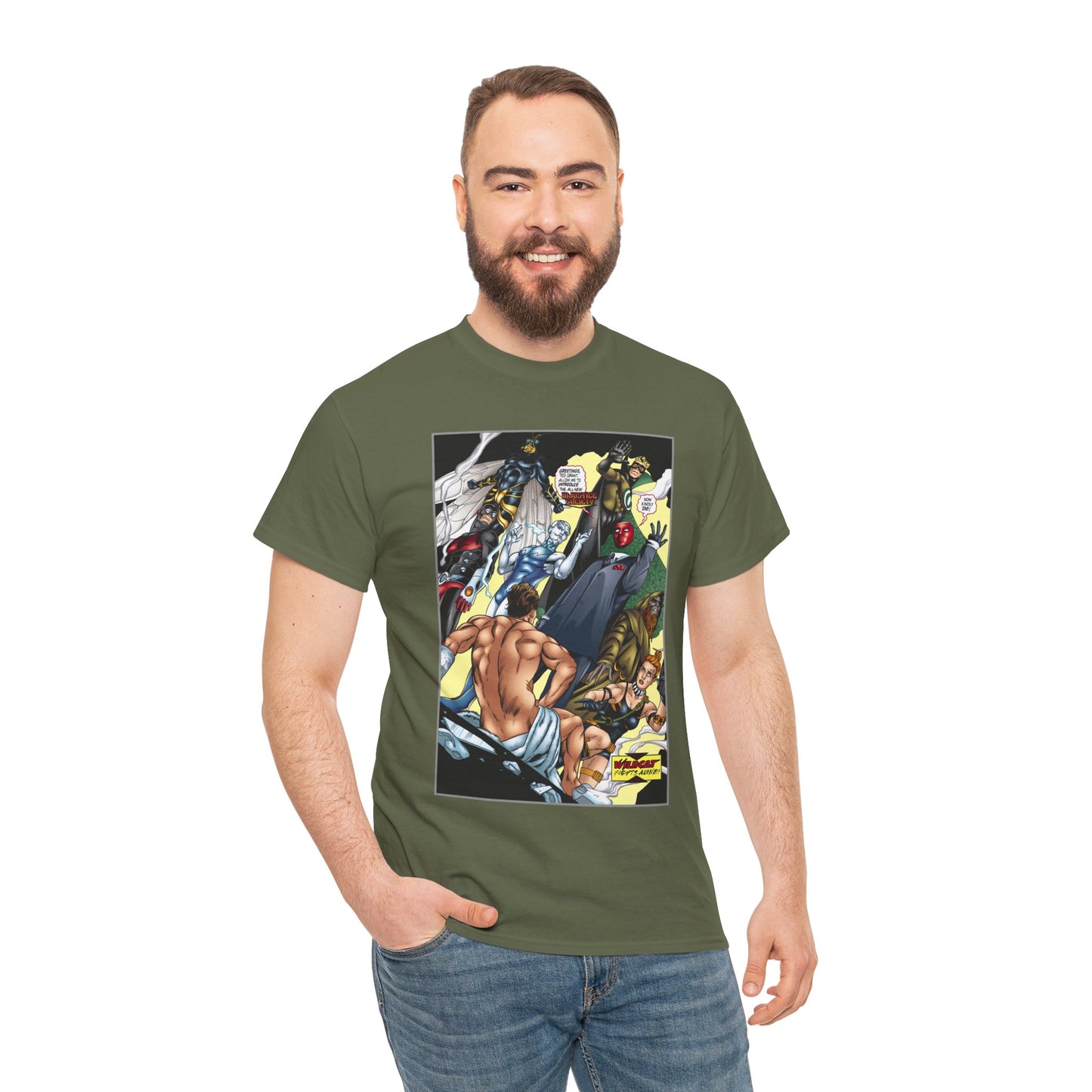 Wildcat/Injustice Society T-Shirt