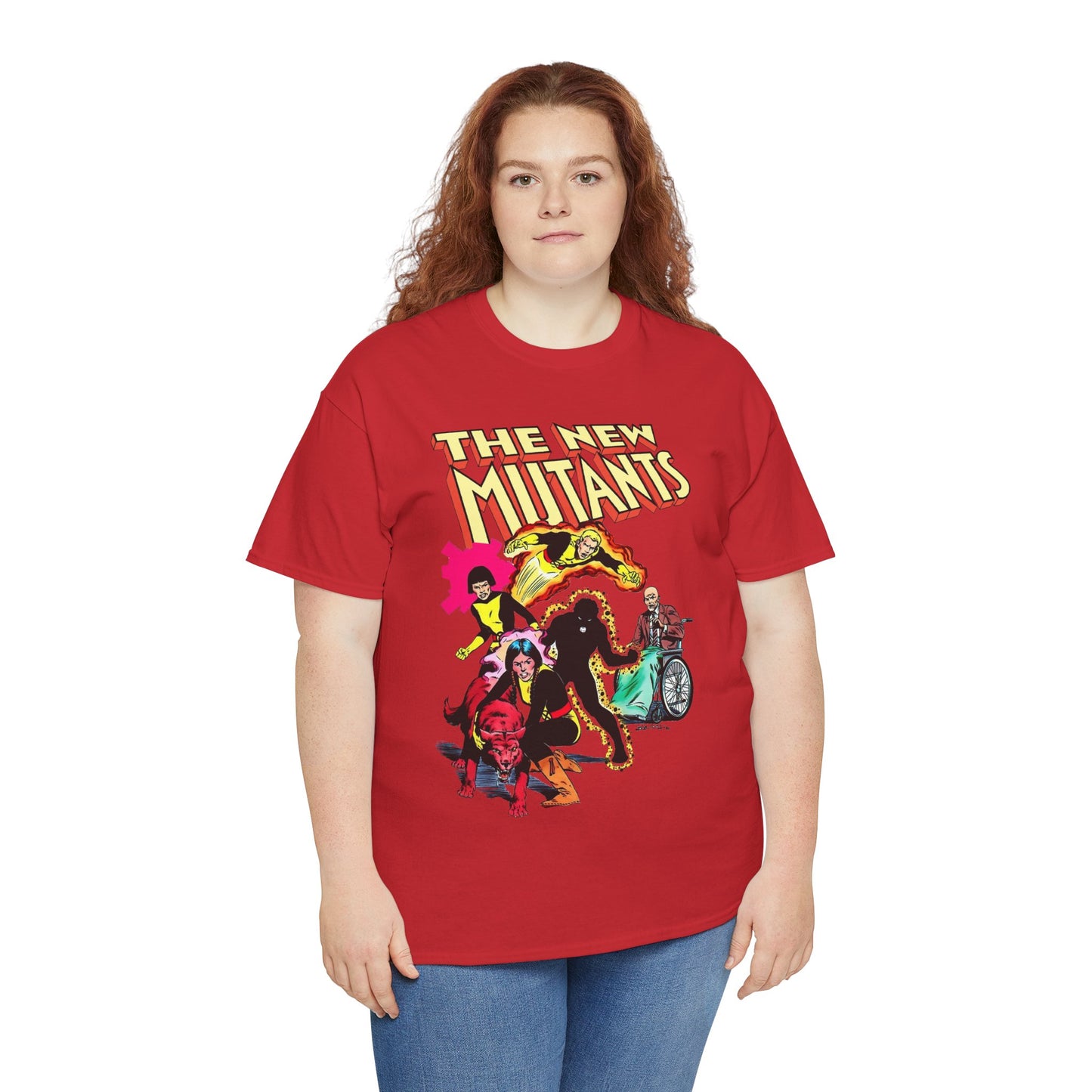 New Mutants T-Shirt - Sunspot, Cannonball, Mirage, Karma, Danni Moonstar - X-Men Characters - Marvel Comics - Mutant Students - Professor X