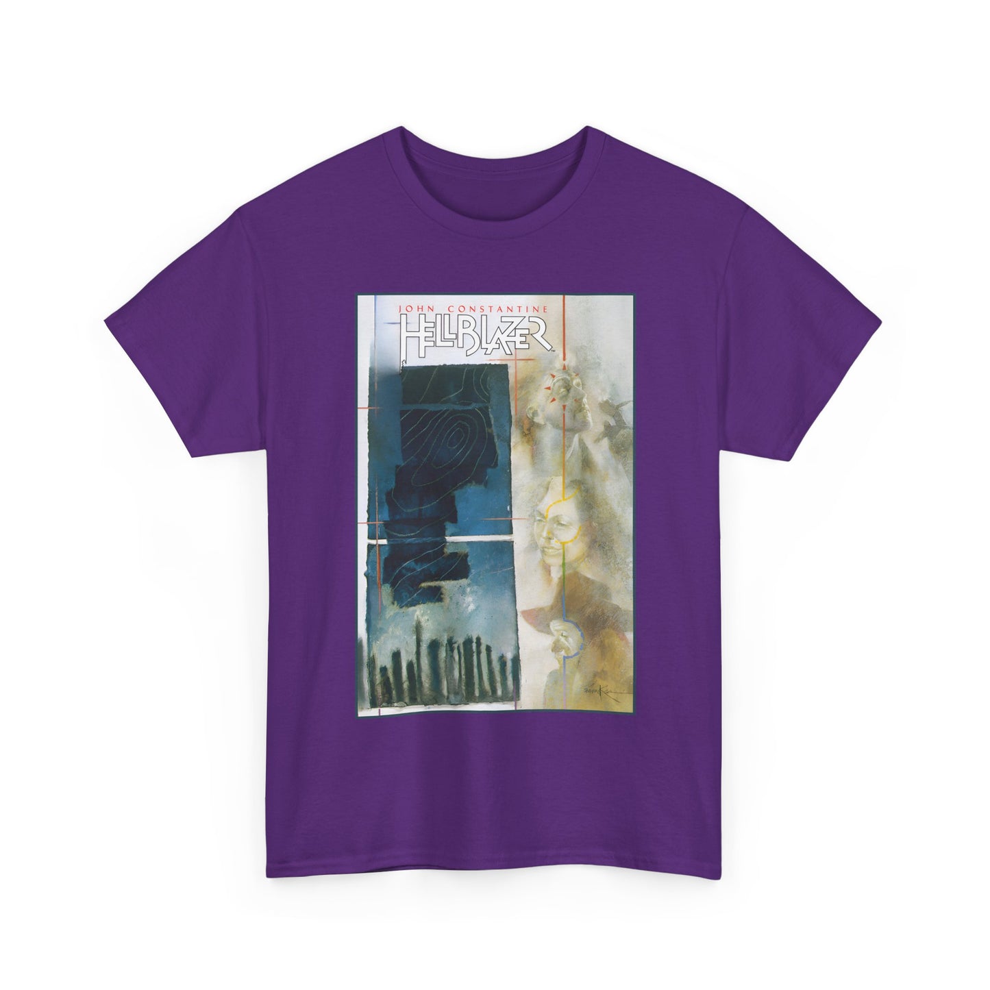 Hellblazer T-Shirt - Dave McKean Art - Vertigo Comics - John Constantine - #14 Cover Art
