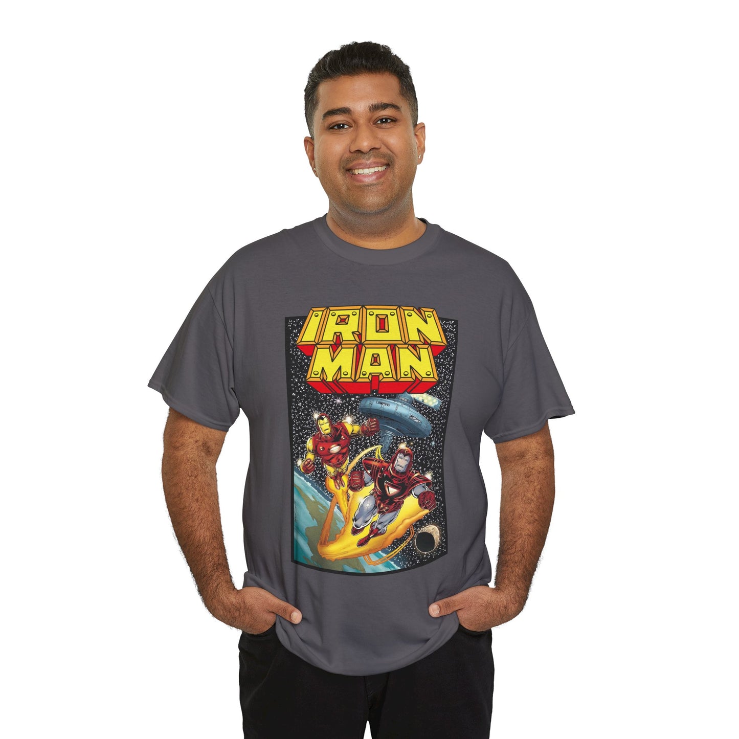 Iron Man T-Shirt - Mark D Bright Art - Armor Wars - War Machine - Tony Stark & James Rhodes - Marvel Comics