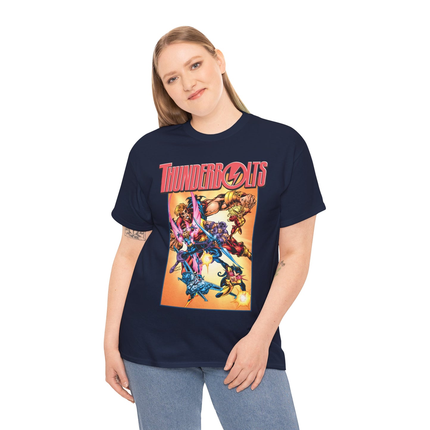 Thunderbolts T-Shirt - Mark Bagley Art - Hawkeye, Songbird - Marvel Comics - Avengers Connection
