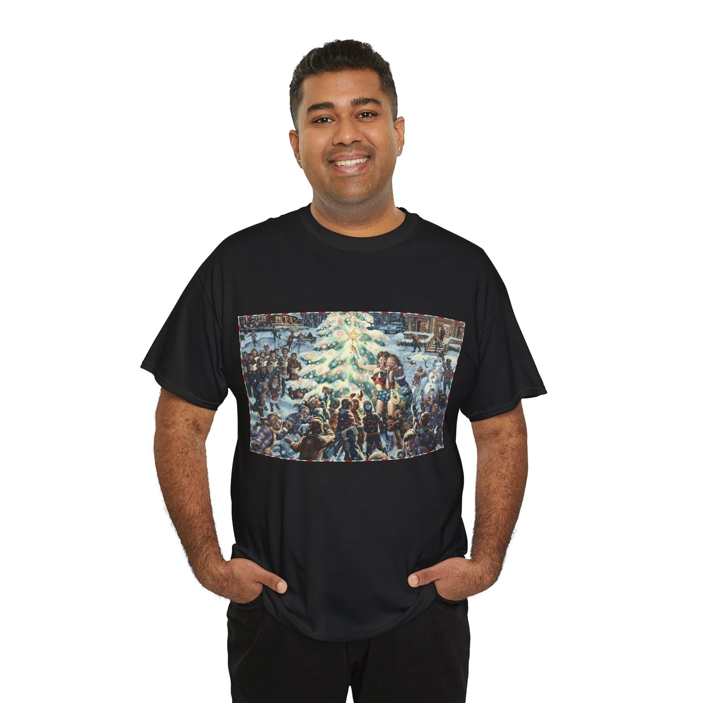 Wonder Woman Christmas T-Shirt - Steve Rude Art - DC Comics