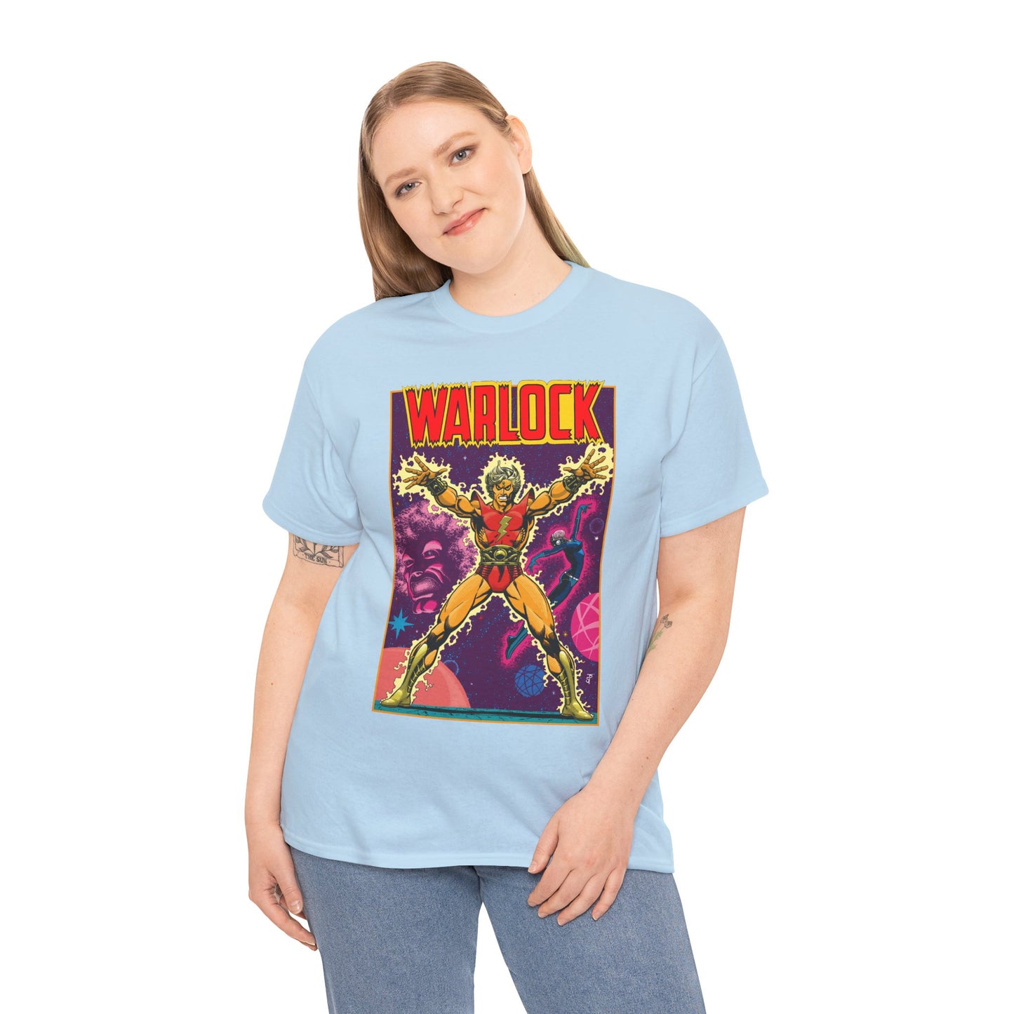 Adam Warlock T-Shirt - Jim Starlin Cover Art - Strange Tales #178 - Popular Marvel Comics Series - Cosmic Heroes