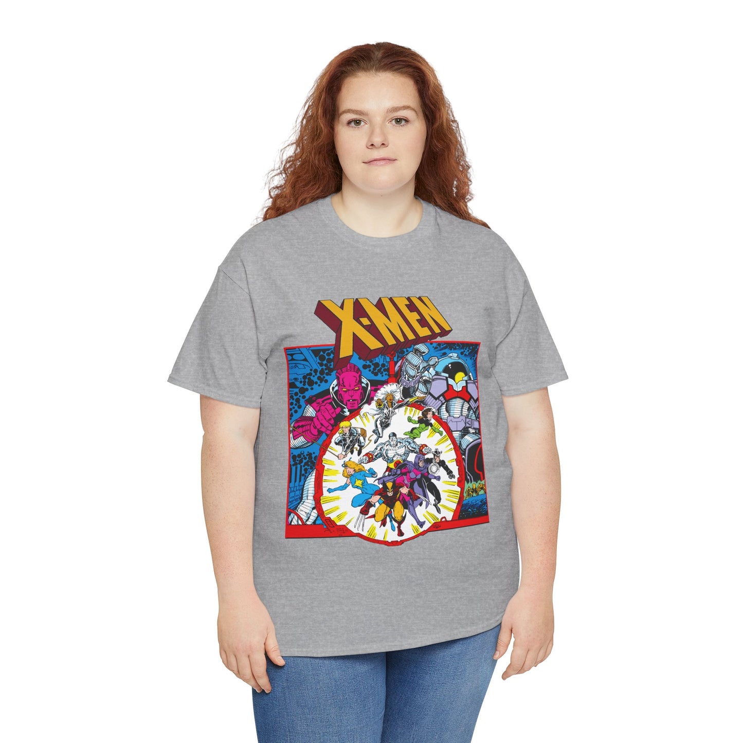 Uncanny X-Men T-Shirt - Arthur Adams Art - Wolverine, Havok, Rogue, Colossus, Psylocke, Longshot, Storm, Dazzler - High Evolutionary - Marvel Comics