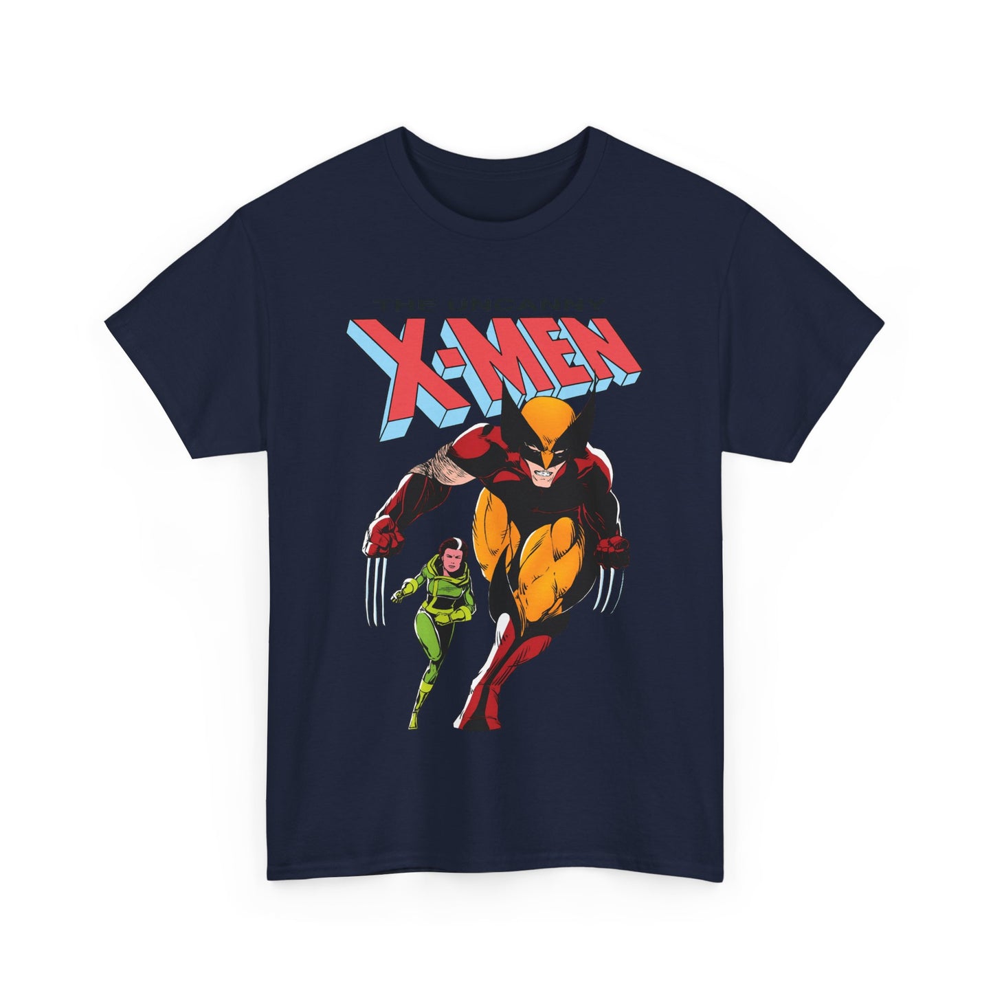 Wolverine & Rogue T-Shirt - Paul Smith Art - X-Member, Mutants - Marvel Comics - Uncanny X-Men #173 Cover - Logan