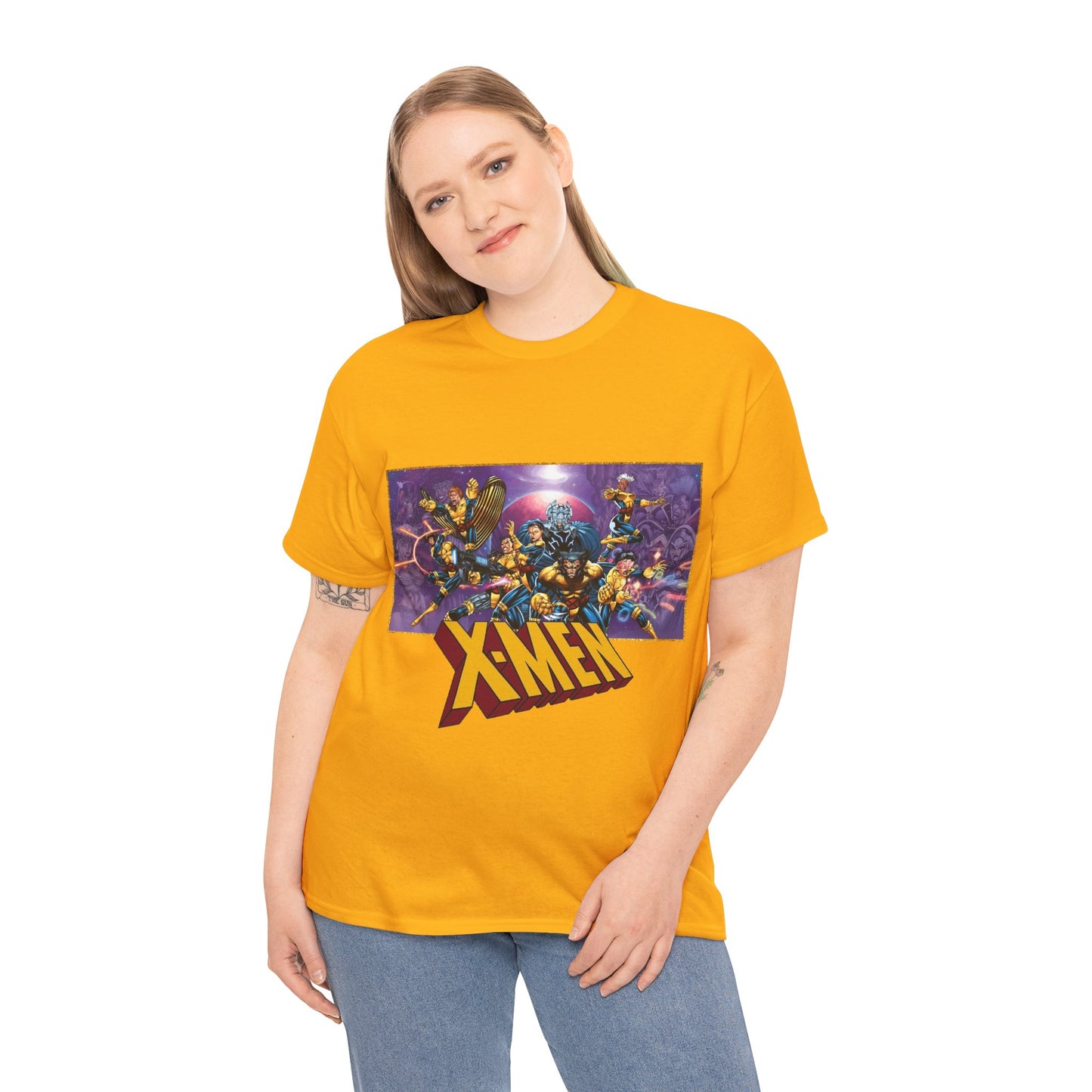 X-Men T-Shirt - Jim Lee Art - Wolverine, Storm, Gambit, Psylocke, Jubilee, Forge, Banshee - Marvel Comics Mutants