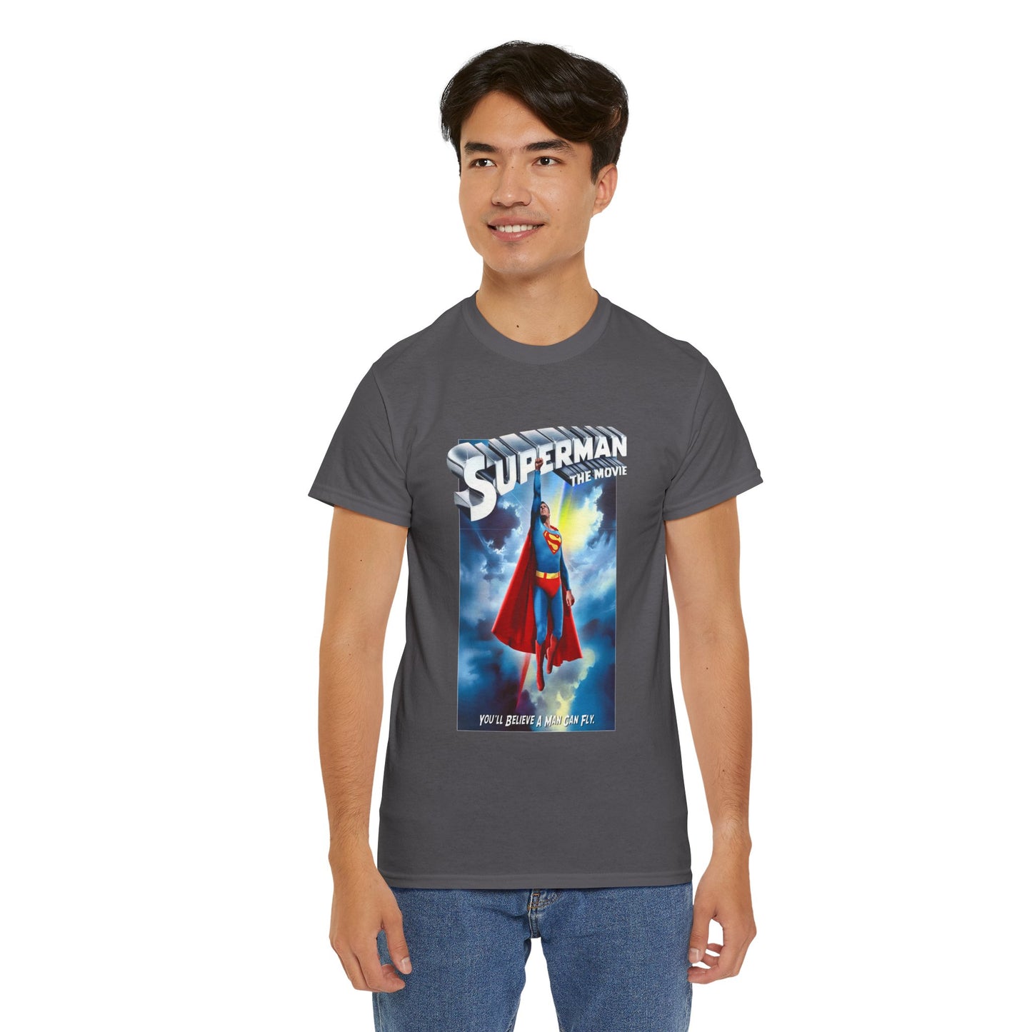 Superman The Movie T-Shirt - DC Comics - Man of Steel - Christopher Reeve 1978