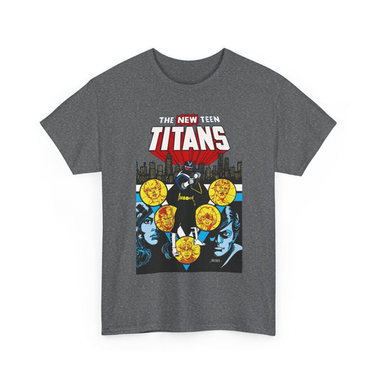 New Teen Titans T-Shirt - George Perez Art - Vigilante, Robin, Wonder Girl - Annual #2 Cover Art - DC Comics