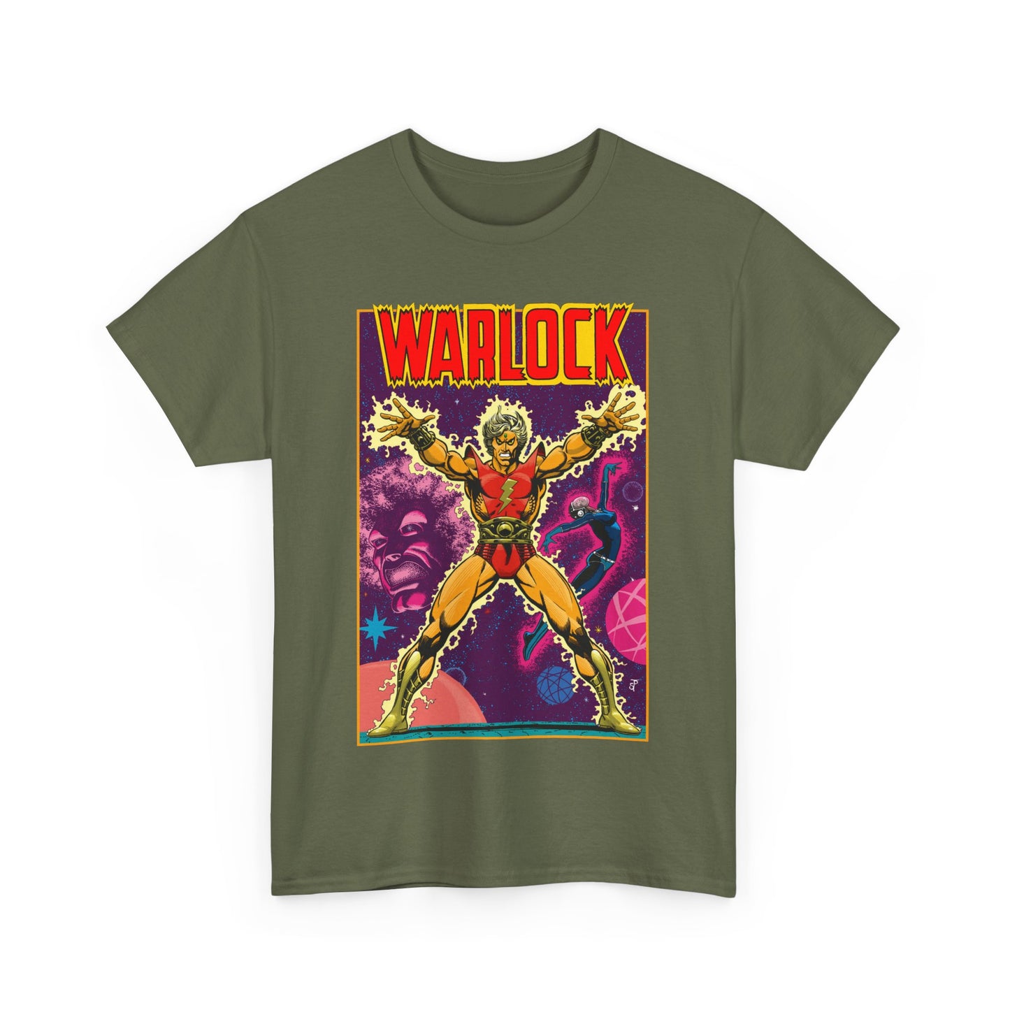 Adam Warlock T-Shirt - Jim Starlin Cover Art - Strange Tales #178 - Popular Marvel Comics Series - Cosmic Heroes