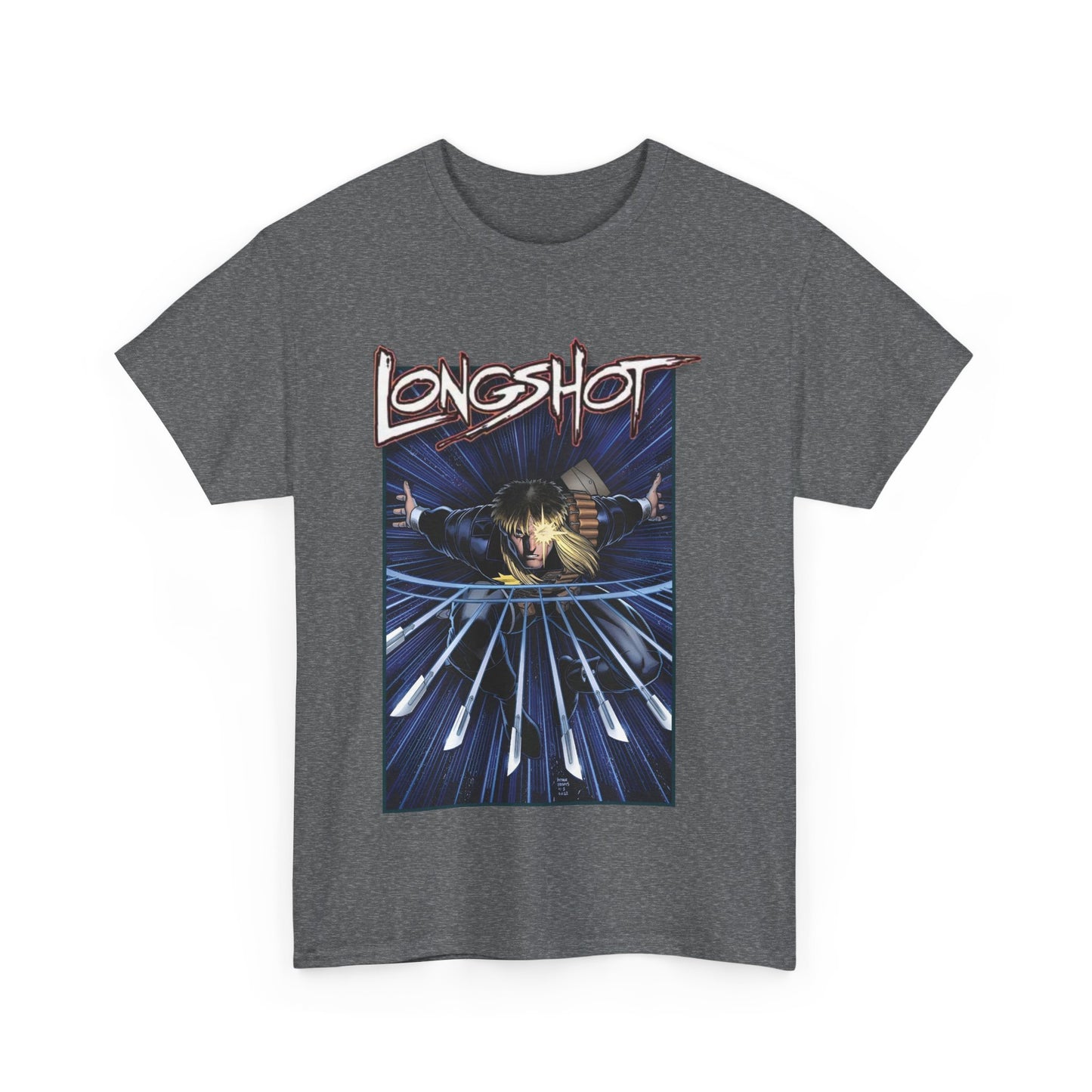 Longshot T-Shirt - Arthur Adams Art - Marvel Comics - Uncanny X-Men - Mojoverse Mutant - Popular 1980s Character
