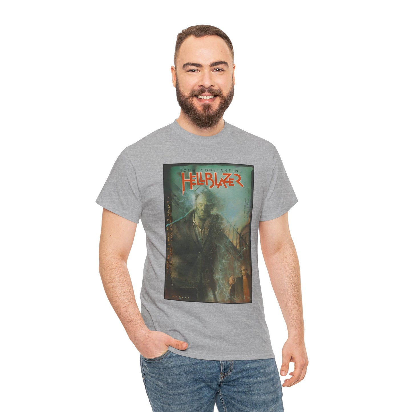 John Constantine Hellblazer T-Shirt - Dave McKean Art - #19 Cover - DC Comics, Vertigo Comics