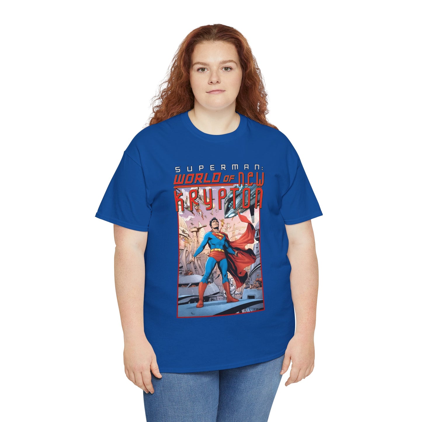 Superman World of New Krypton T-Shirt - Gary Frank Art - Popular DC Comics Storyline - Kal-El