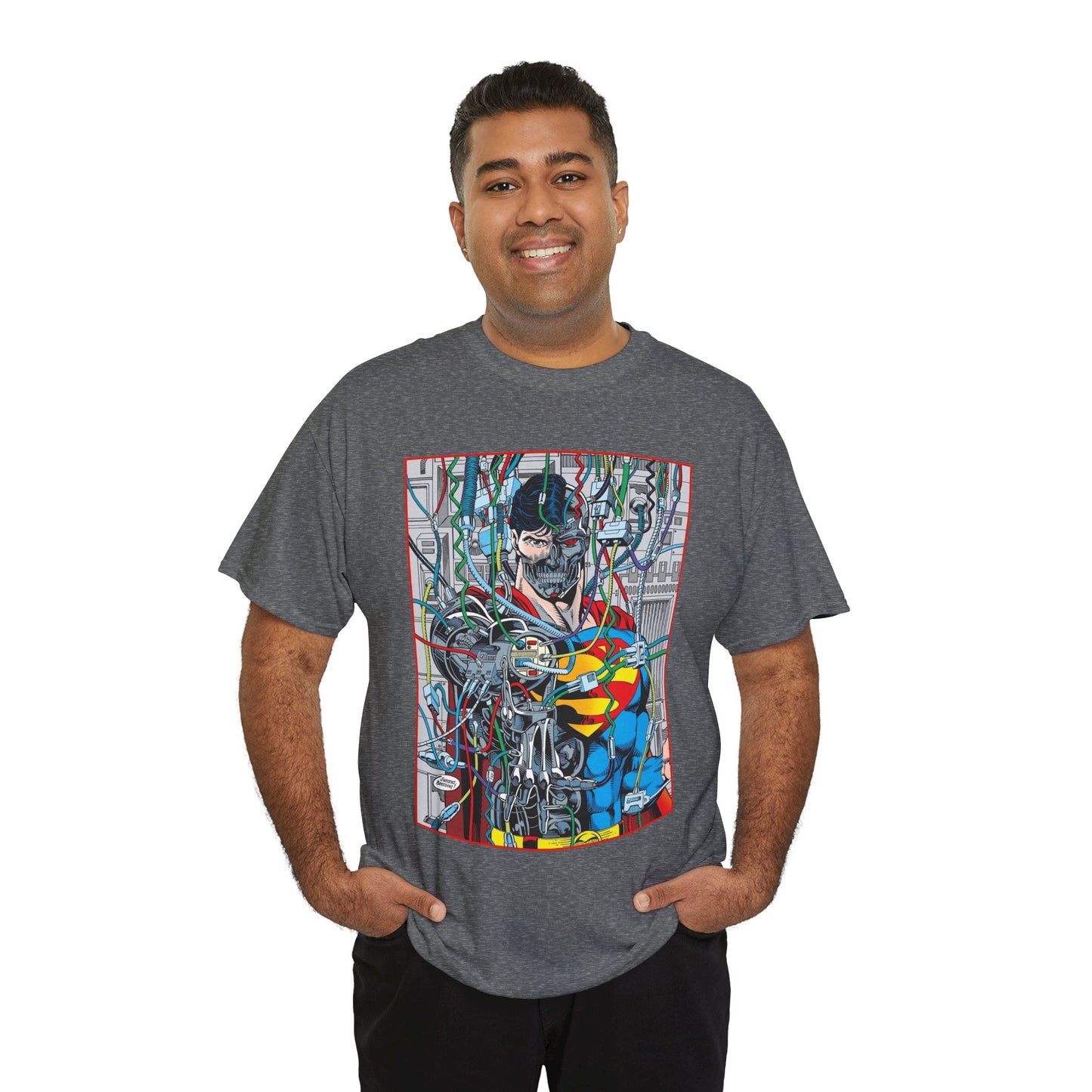 Cyborg Superman T-Shirt - DC Comics - Dan Jurgens Art - Reign of the Supermen - Popular 90s Story