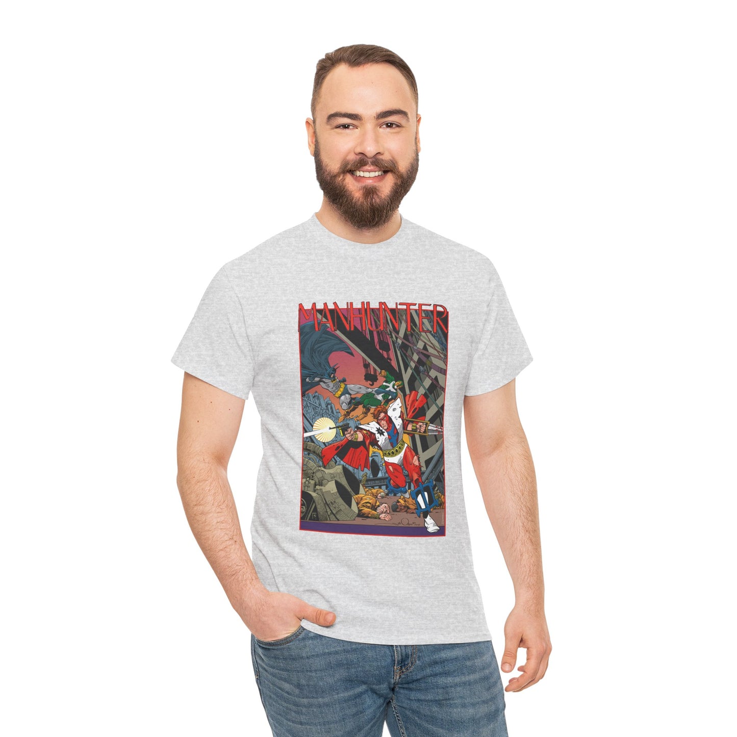 Manhunter T-Shirt - Walt Simonson Art - Paul Kirk - Batman, Detective Comics Back-Up Story - Against The Council