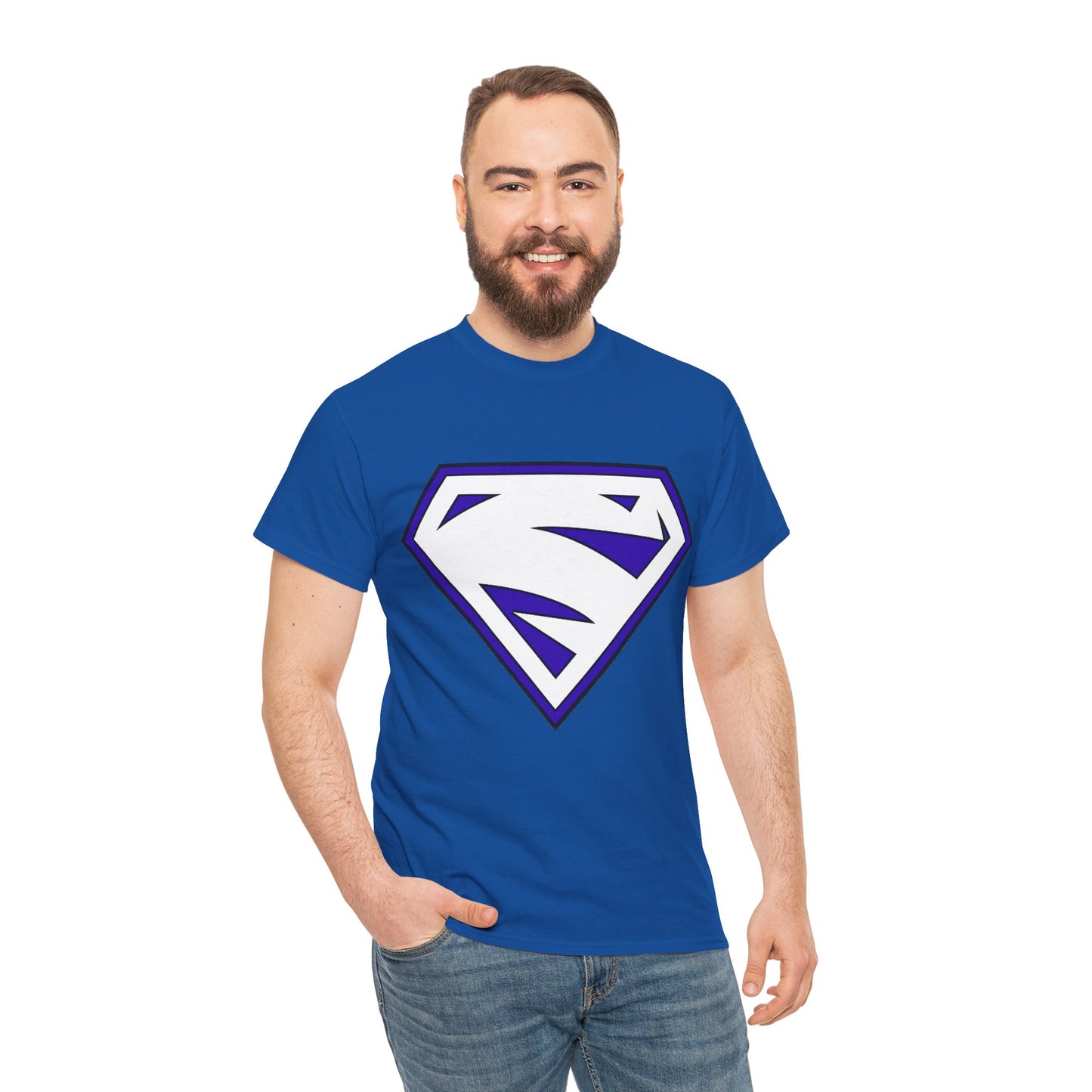 Electric Superman Logo T-Shirt - Clark Kent - Man of Steel - DC Comics - 1990s Storyline