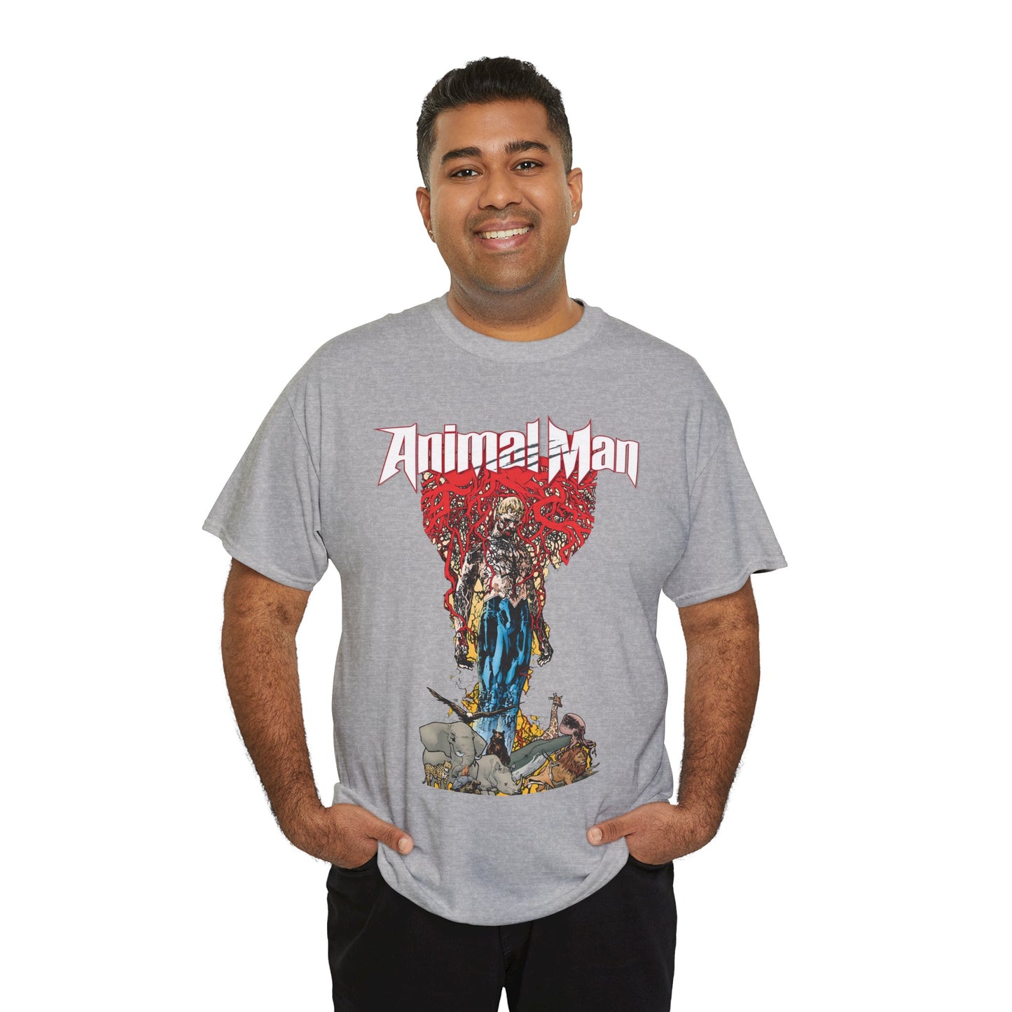 Animal Man T-Shirt - Travel Foreman Art - Buddy Baker - New 52 - DC Comics