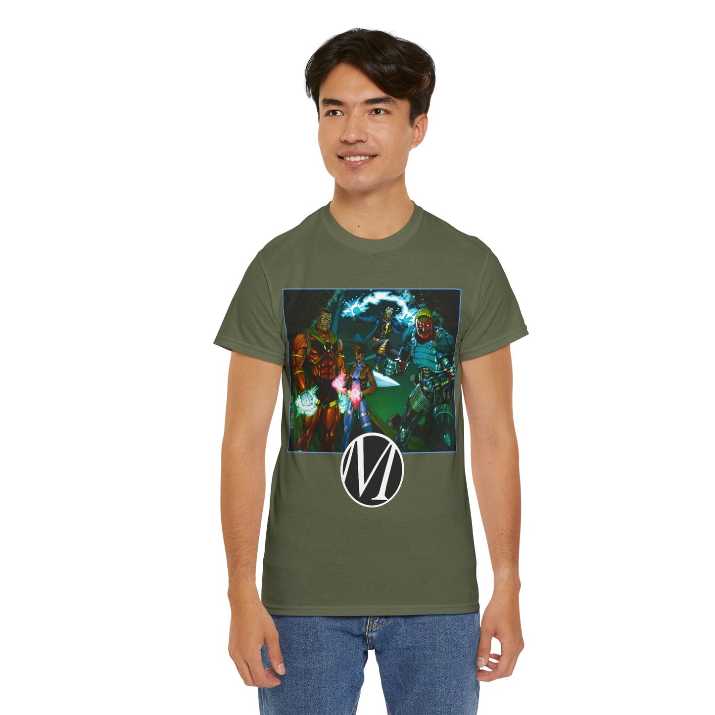 Milestone Comics Heroes T-Shirt - Static, Icon, Rocket, Hardware - Dakota - DC Comics, Milestone Media