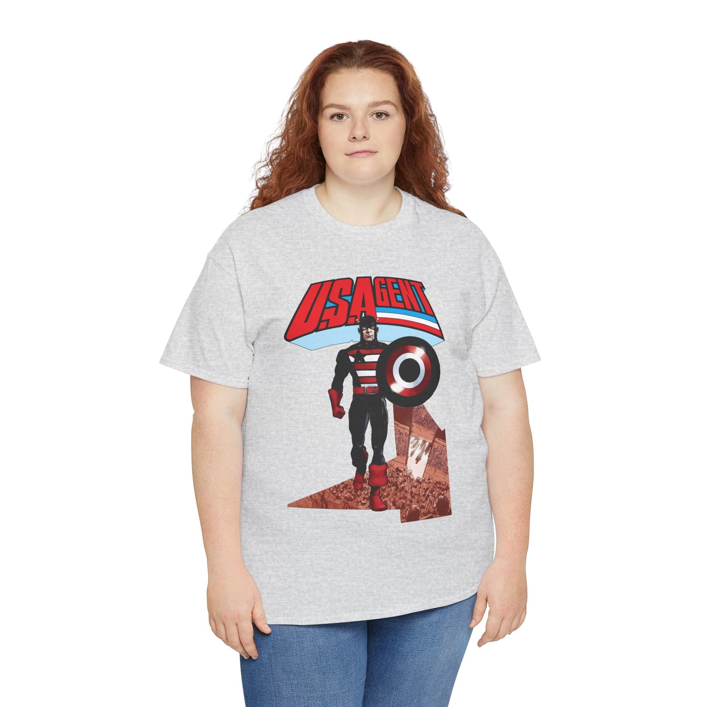 US Agent T-Shirt - Phil Jimenez Art - John Walker - Captain America Character - Marvel Comics