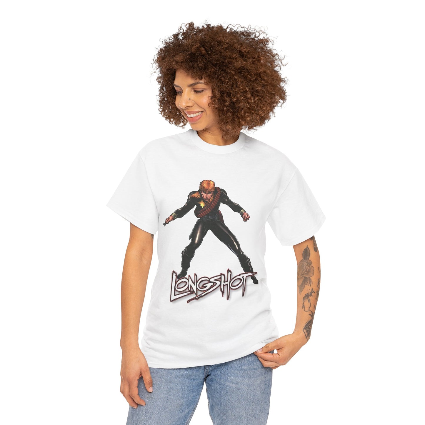 Longshot T-Shirt - Arthur Adams Art - Marvel Comics - Uncanny X-Men - Mojo Foe - Mutant Member - Popular 1980s Series - Mojoverse