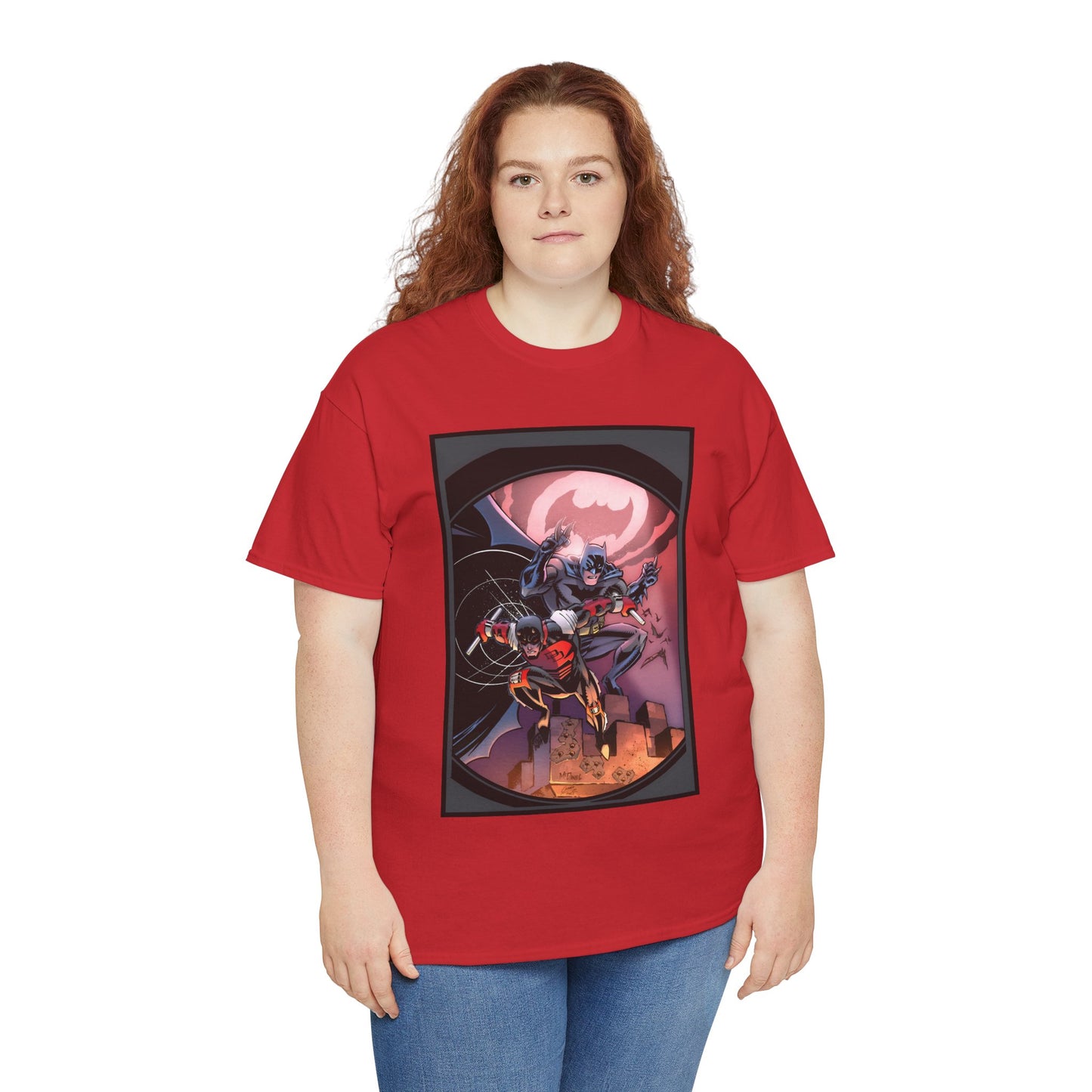 Batman & Daredevil T-Shirt - Scott McDaniel Art - DC Comics & Marvel Comics
