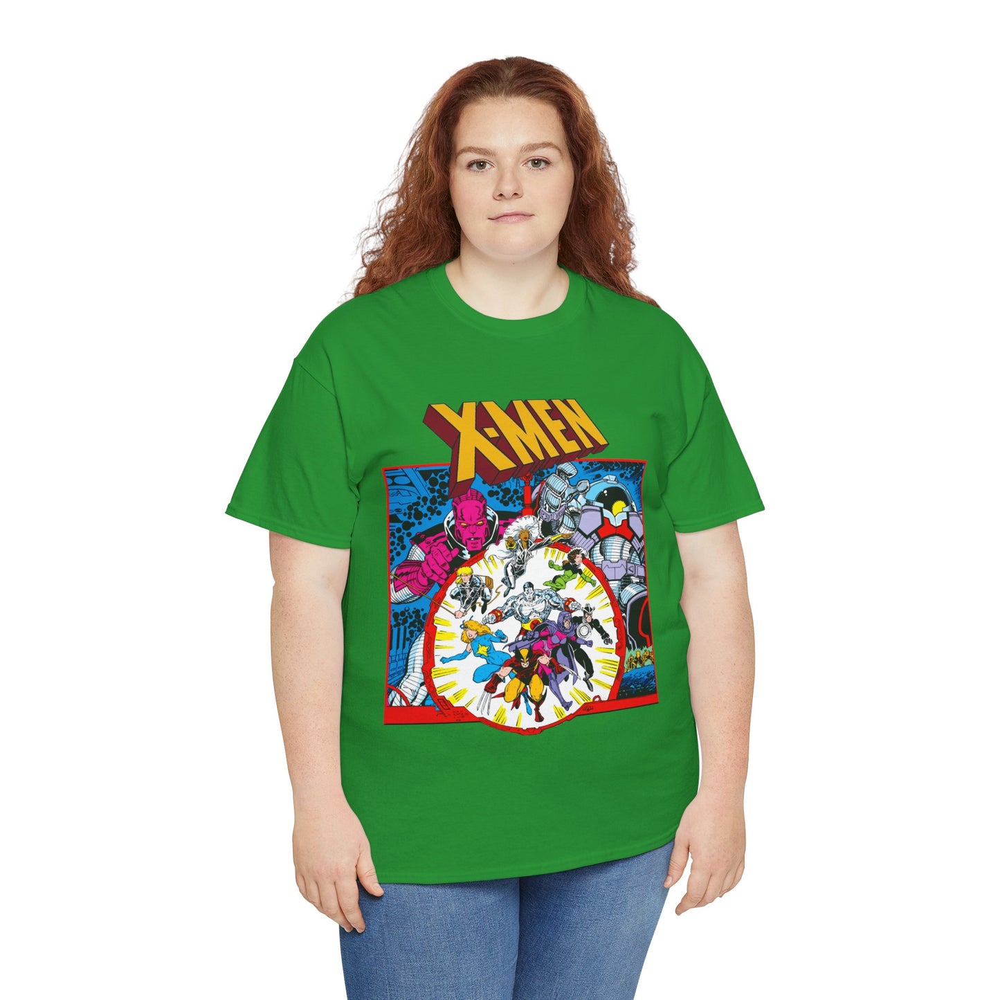 Uncanny X-Men T-Shirt - Arthur Adams Art - Wolverine, Havok, Rogue, Colossus, Psylocke, Longshot, Storm, Dazzler - High Evolutionary - Marvel Comics