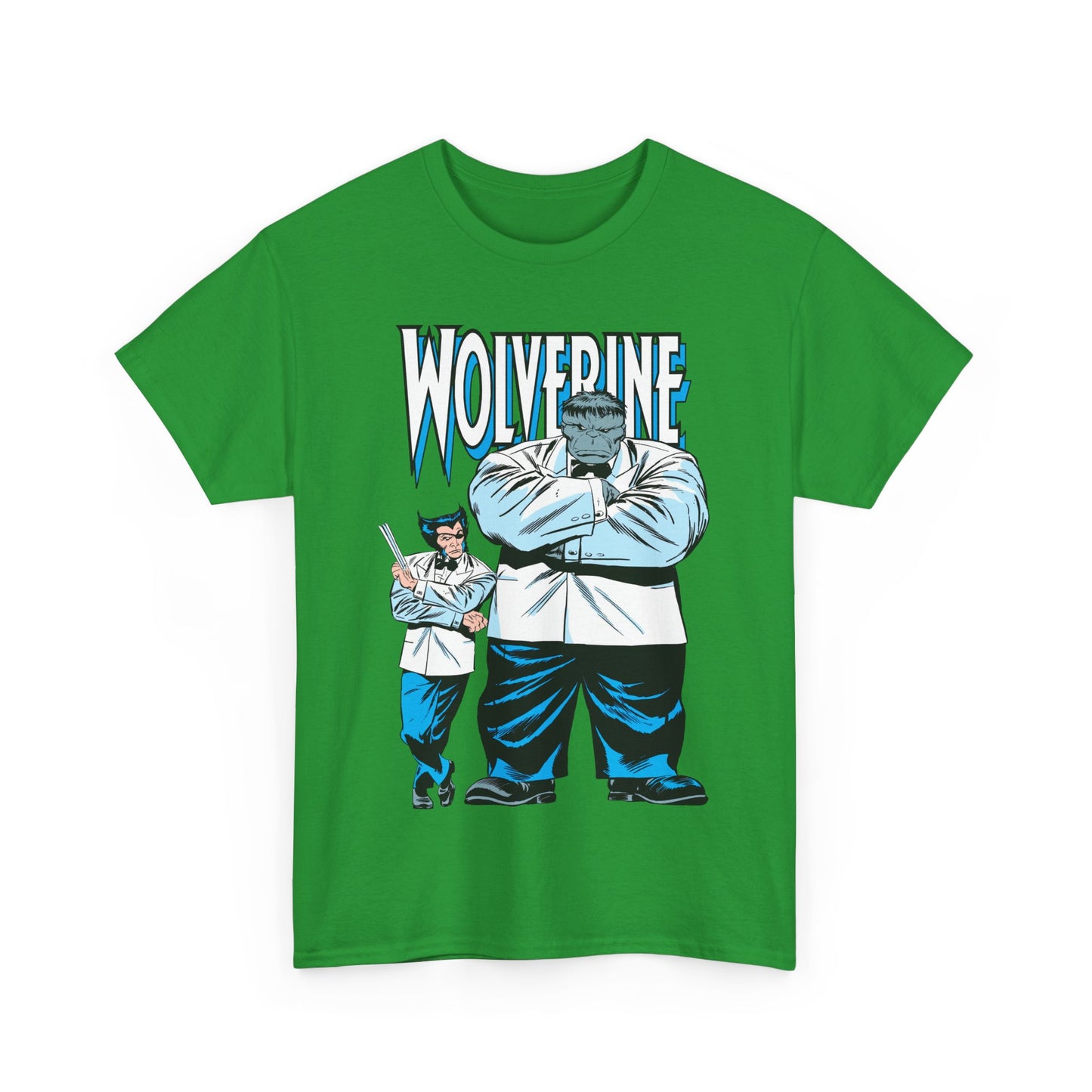 Wolverine & Hulk T-Shirt - Patch & Joe Fix-It - John Buscema Art - Logan in Madripoor - X-Men Character in Solo Adventure - Marvel Comics