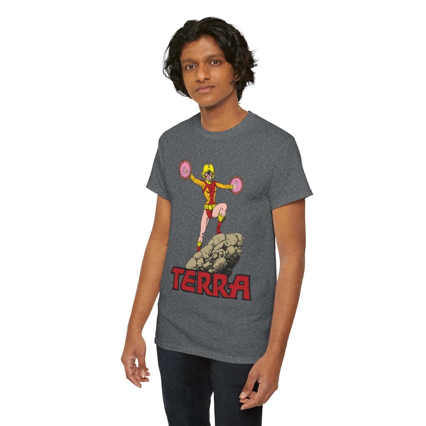 Terra T-Shirt - George Perez Art - - New Teen Titans & Traitor - Judas Contract - Tara Markov, Sister to Geo-Force - Deathstroke Ally - DC Comics