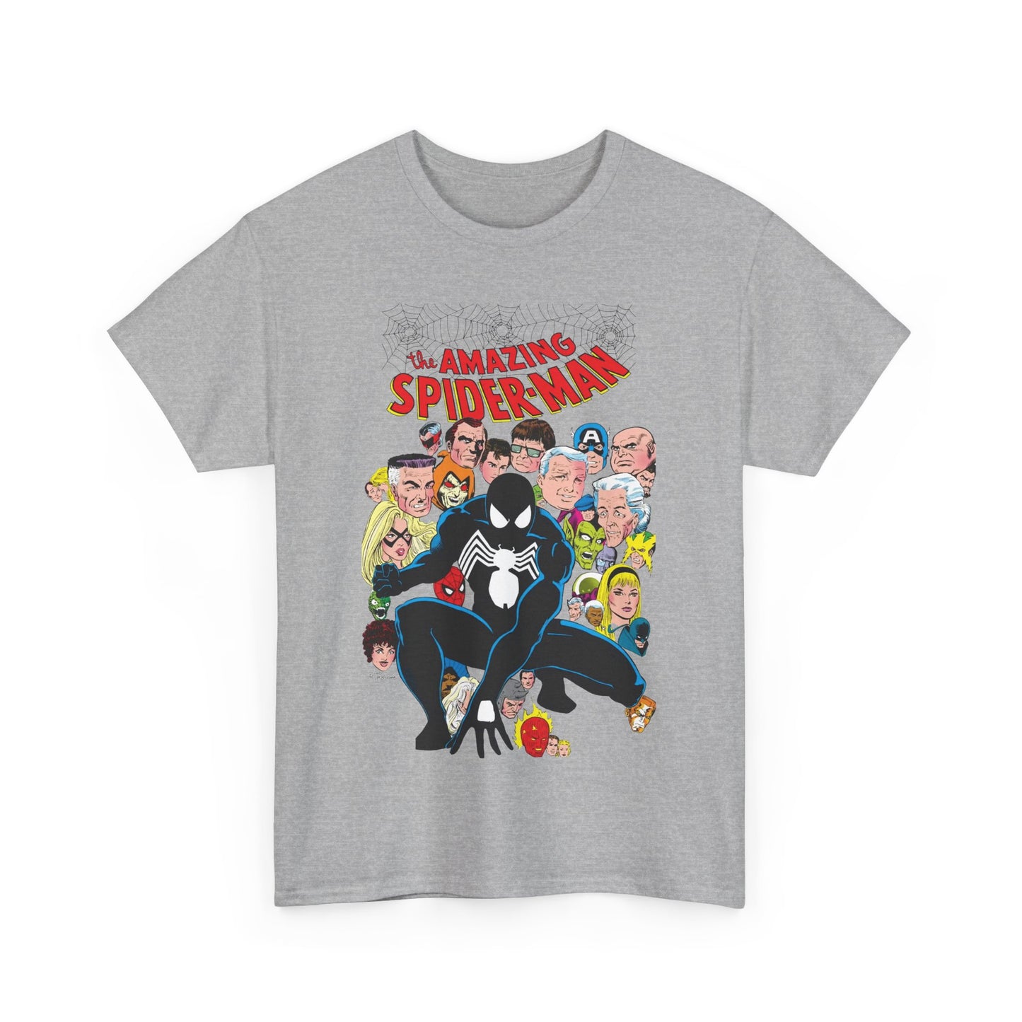 Amazing Spider-Man T-Shirt - Green Goblin, Kingpin, Hobgoblin, Electro, Black Cat, Mysterio, Doctor Octopus, Gwen Stacy - Marvel Comics