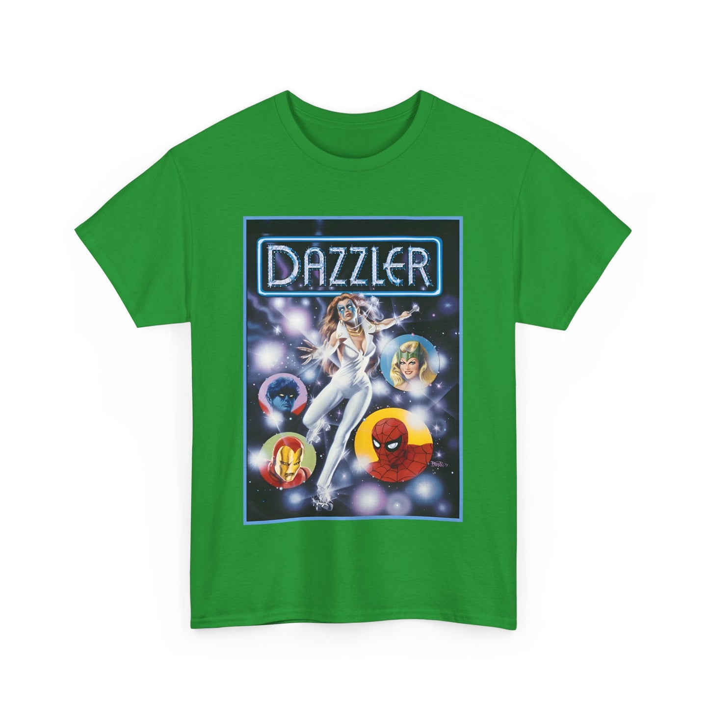Dazzler T-Shirt - Bob Larkin Art - X-Men Connection - Alison Blaire - Mutant Pop Star - Marvel Comics