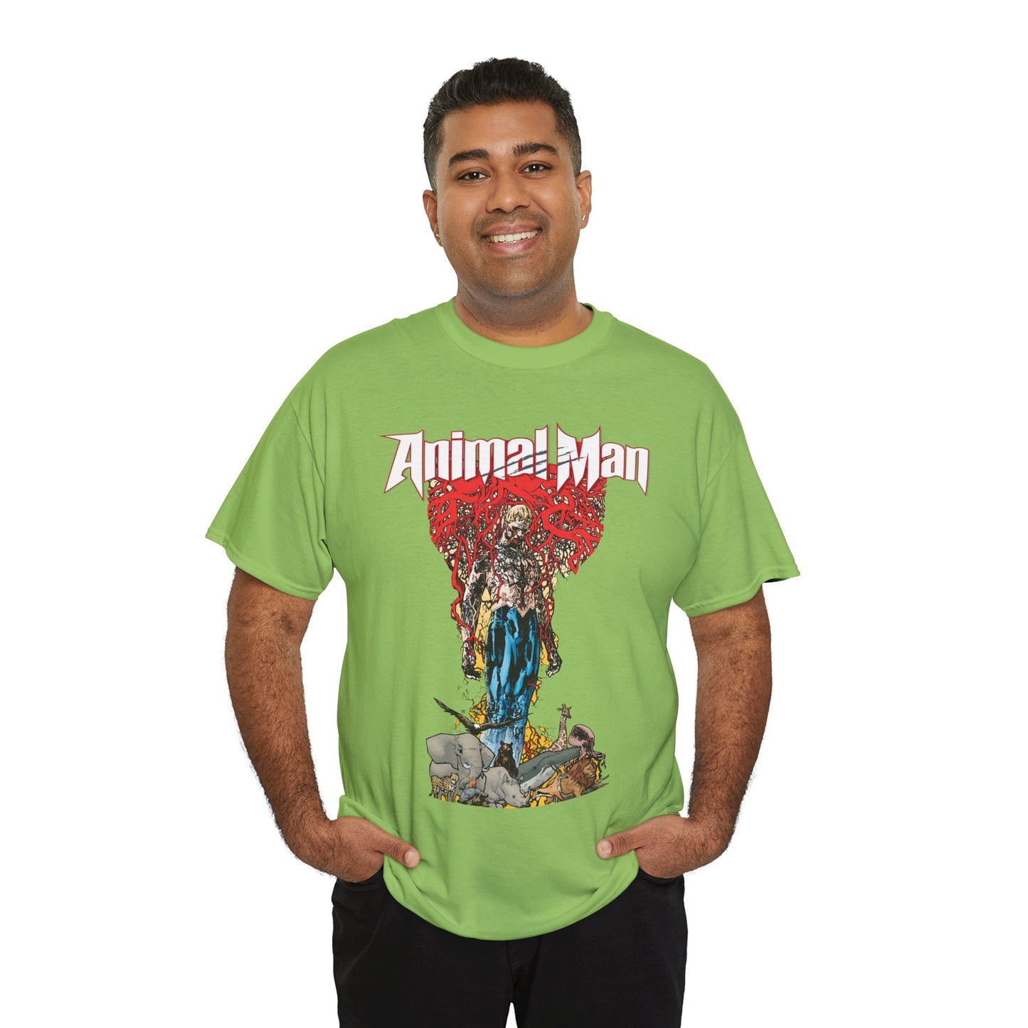 Animal Man T-Shirt - Travel Foreman Art - Buddy Baker - New 52 - DC Comics