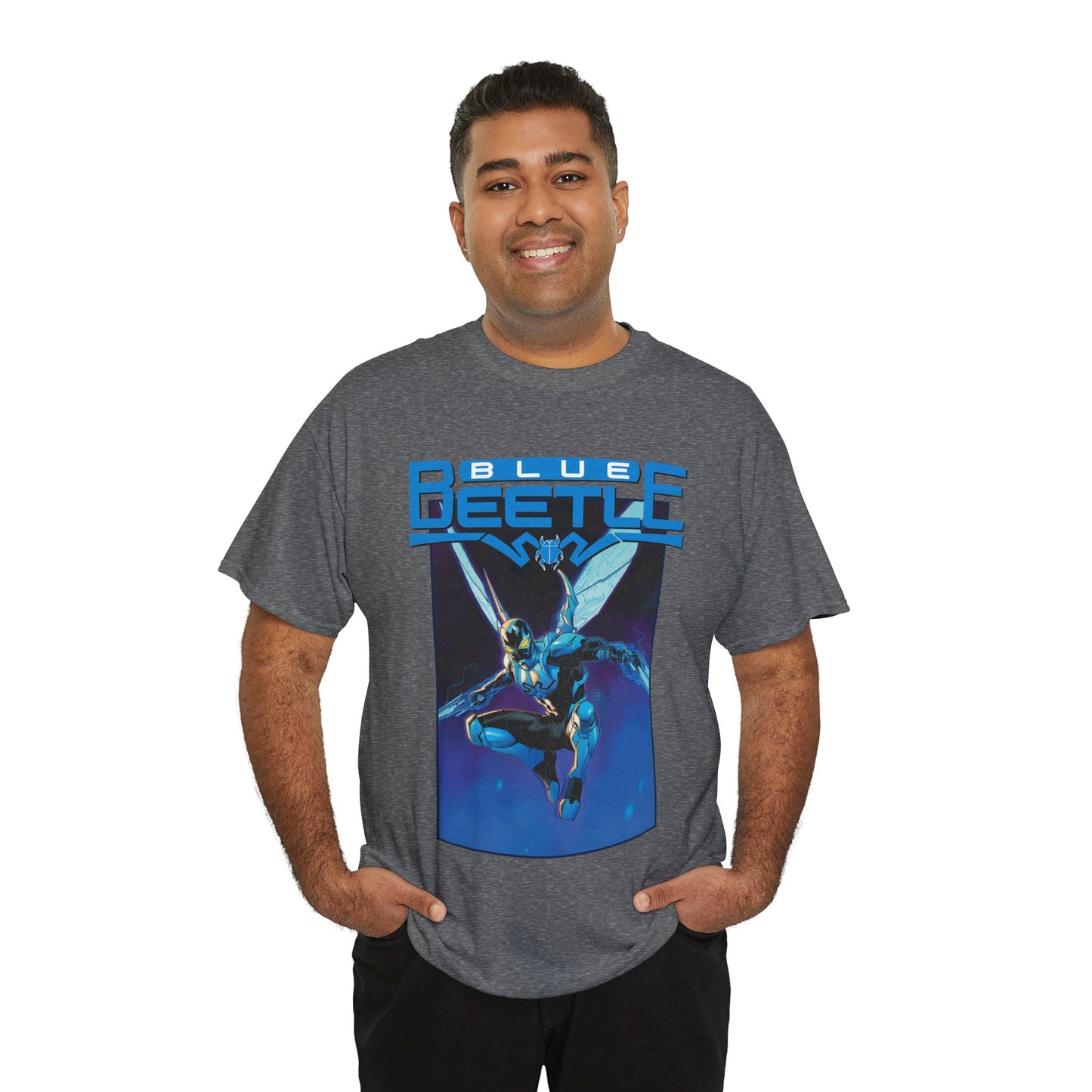 Blue Beetle T-Shirt - Dan Mora Art - DC Comics Character - Jaime Reyes
