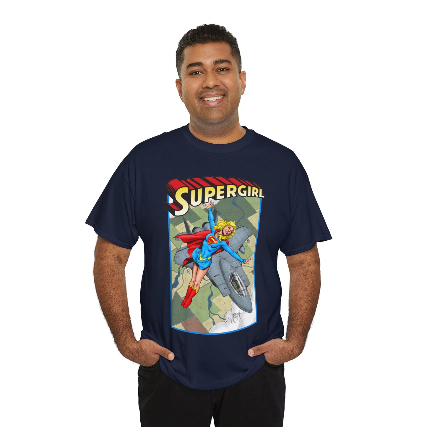 Supergirl T-Shirt - Tom Grummett Art - Kara from Argo City, Superman's Cousin - The Maid of Might - DC Comics