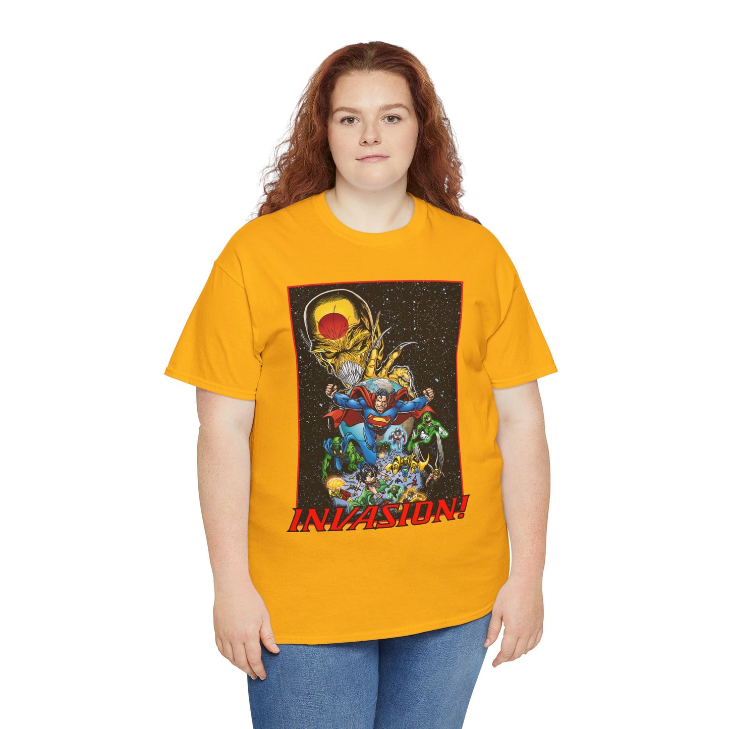 Invasion T-Shirt - Bart Sears Art - DC Comics