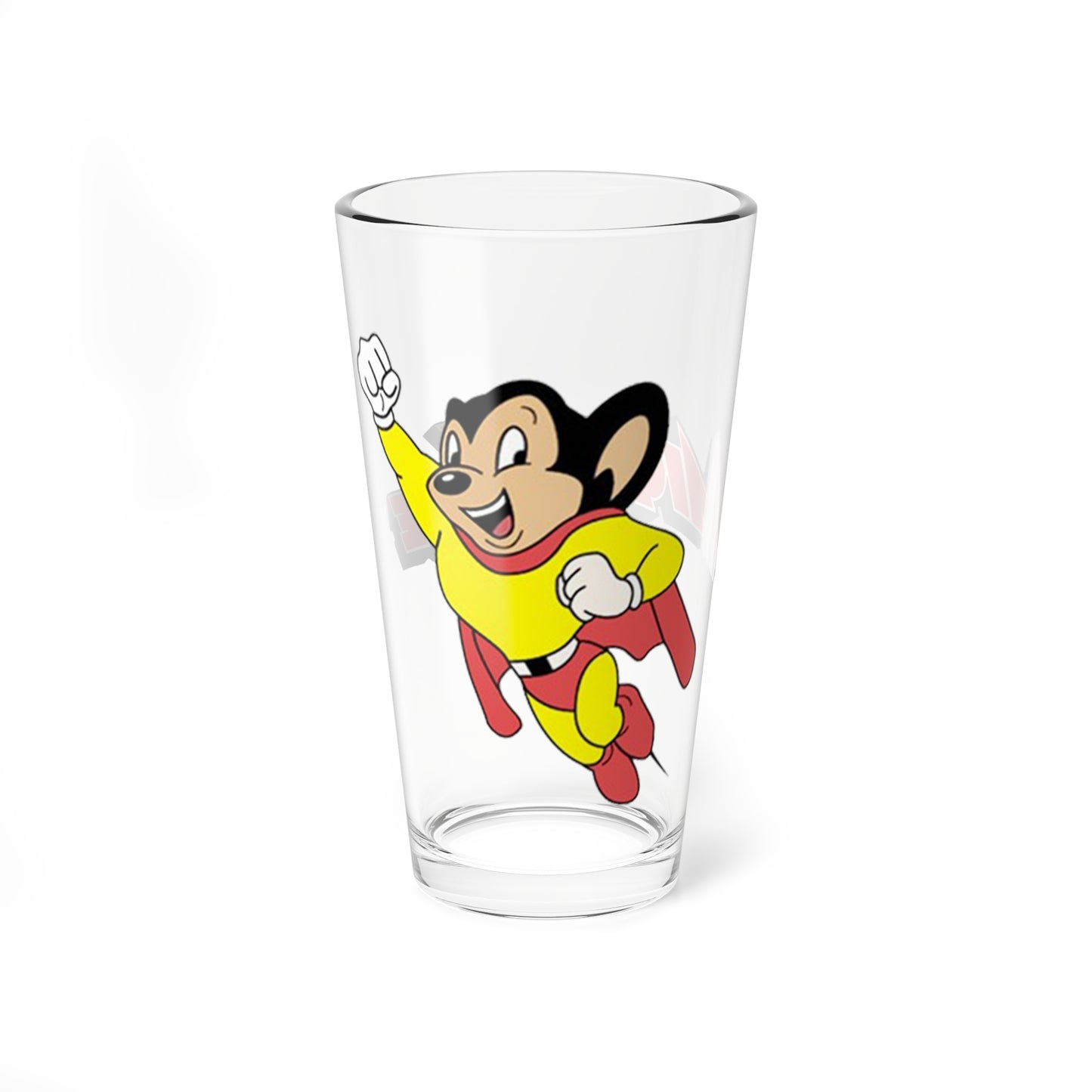 Mighty Mouse Pint Glass, 16oz - Terrytoons - Classic Cartoon Character