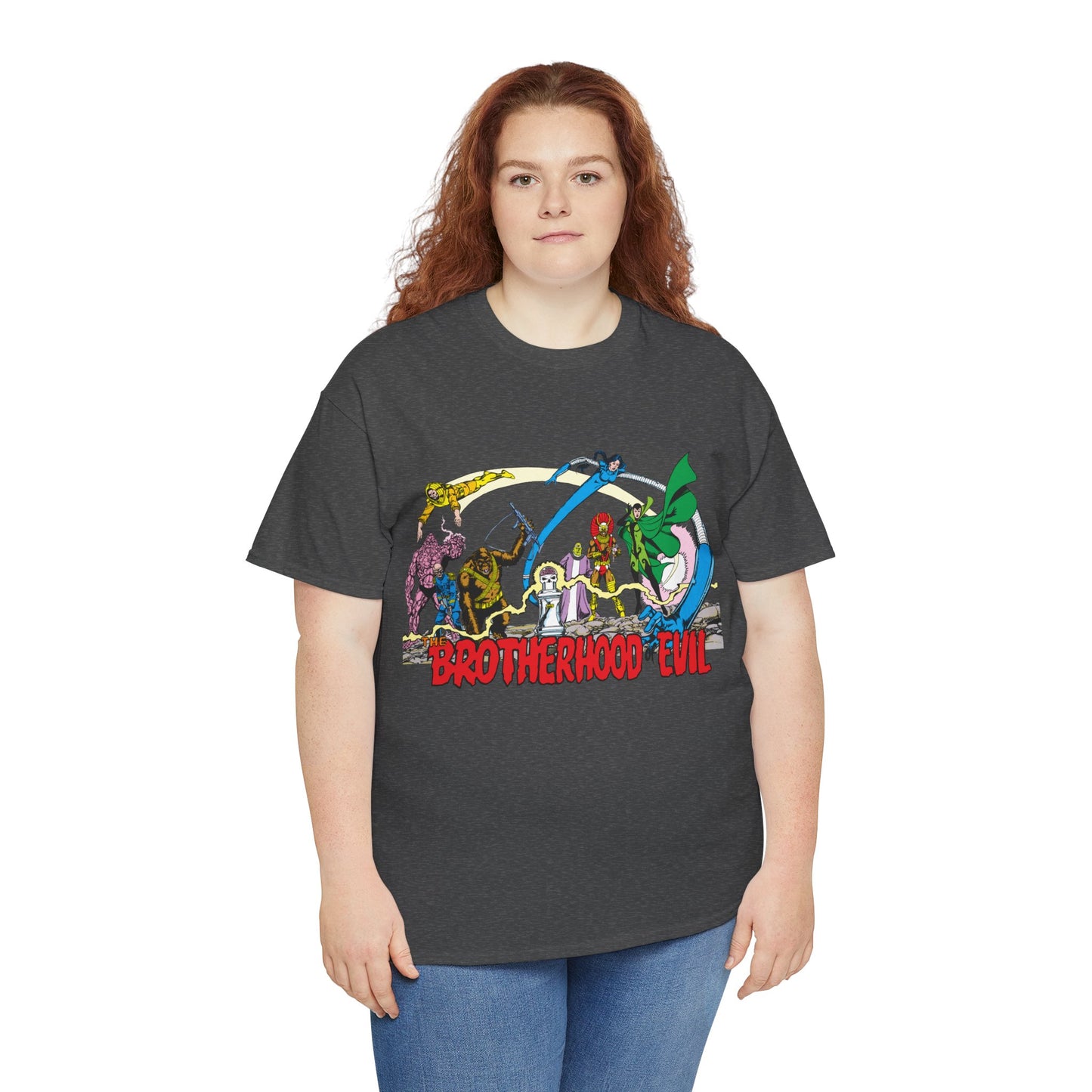 Brotherhood of Evil T-Shirt - George Perez Art - New Teen Titans, Doom Patrol - DC Comics - Madame Rouge, Phobia