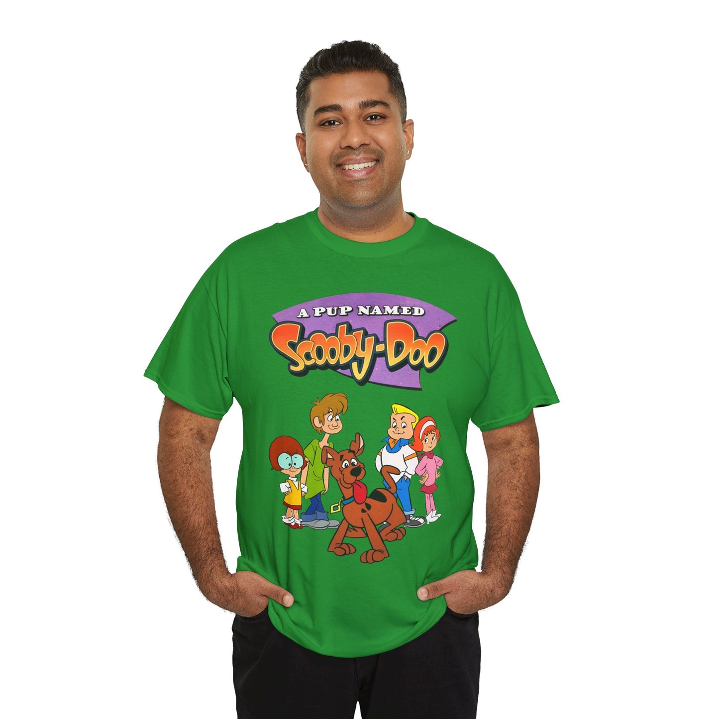 A Pup Named Scooby-Doo T-Shirt - Hanna-Barbera Cartoon TV Series 1990s - Fred, Daphne, Velma, Shaggy
