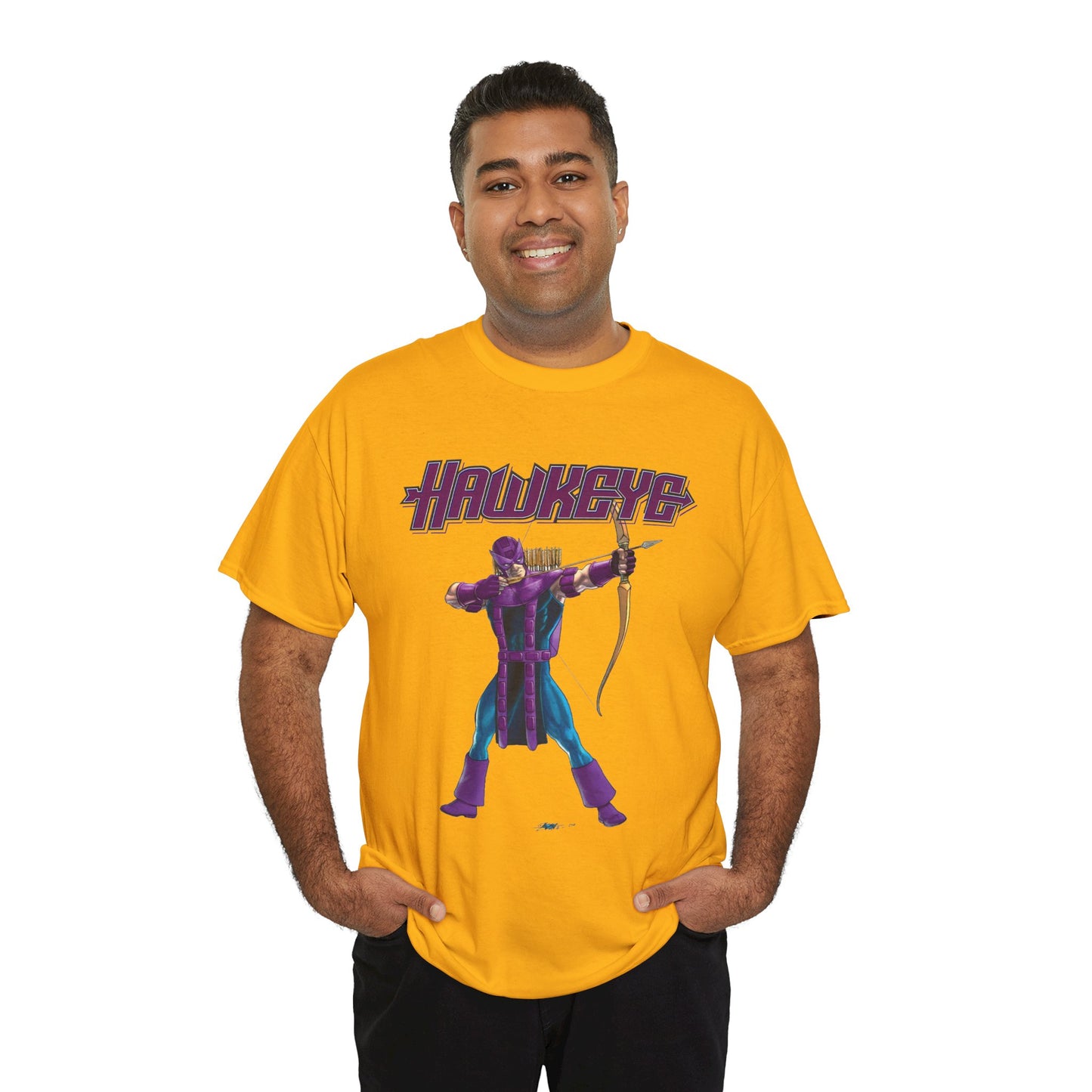 Hawkeye T-Shirt - George Perez Art - Avengers Member/Leader - Clint Barton - Popular Marvel Comics Character