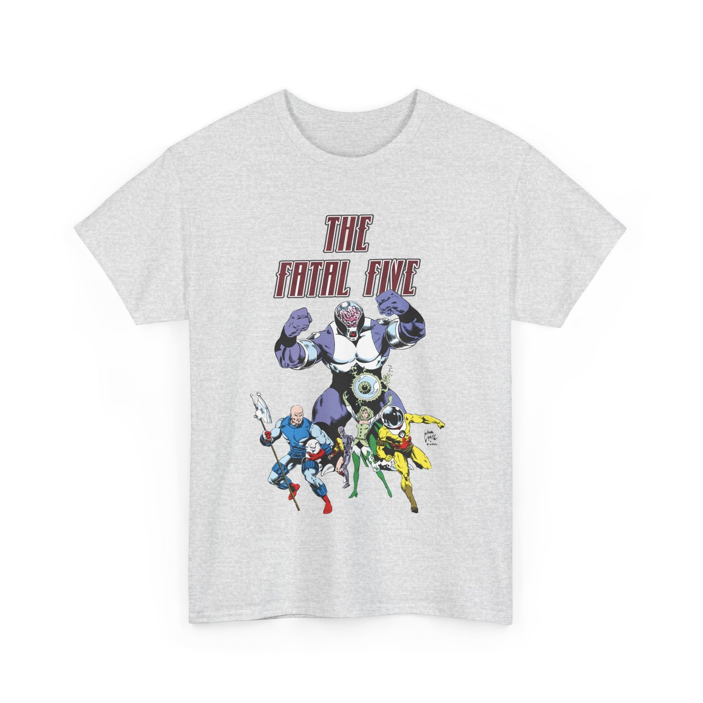 Fatal Five T-Shirt - Legion of Super-Heroes Villains - DC Comics LOSH - Validus, Emerald Empress